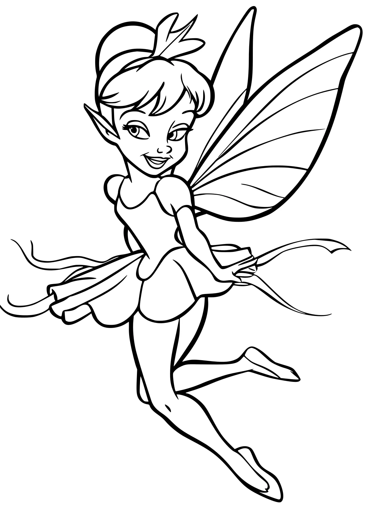 tinker bell coloring pages fairy, winx, wings, bat, swift, free page downloads