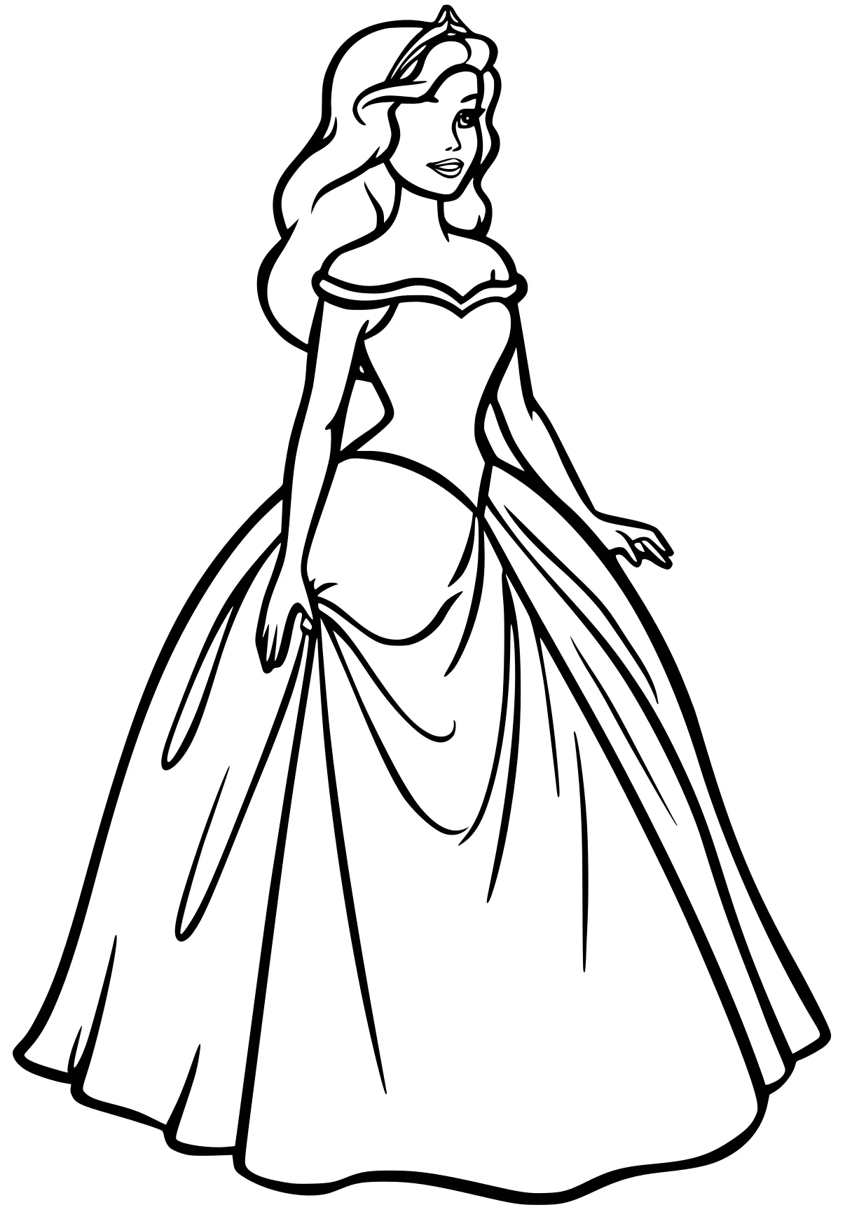 barbie coloring sheet rosalina, cinderella, princess, dresses, tiana, free page downloads