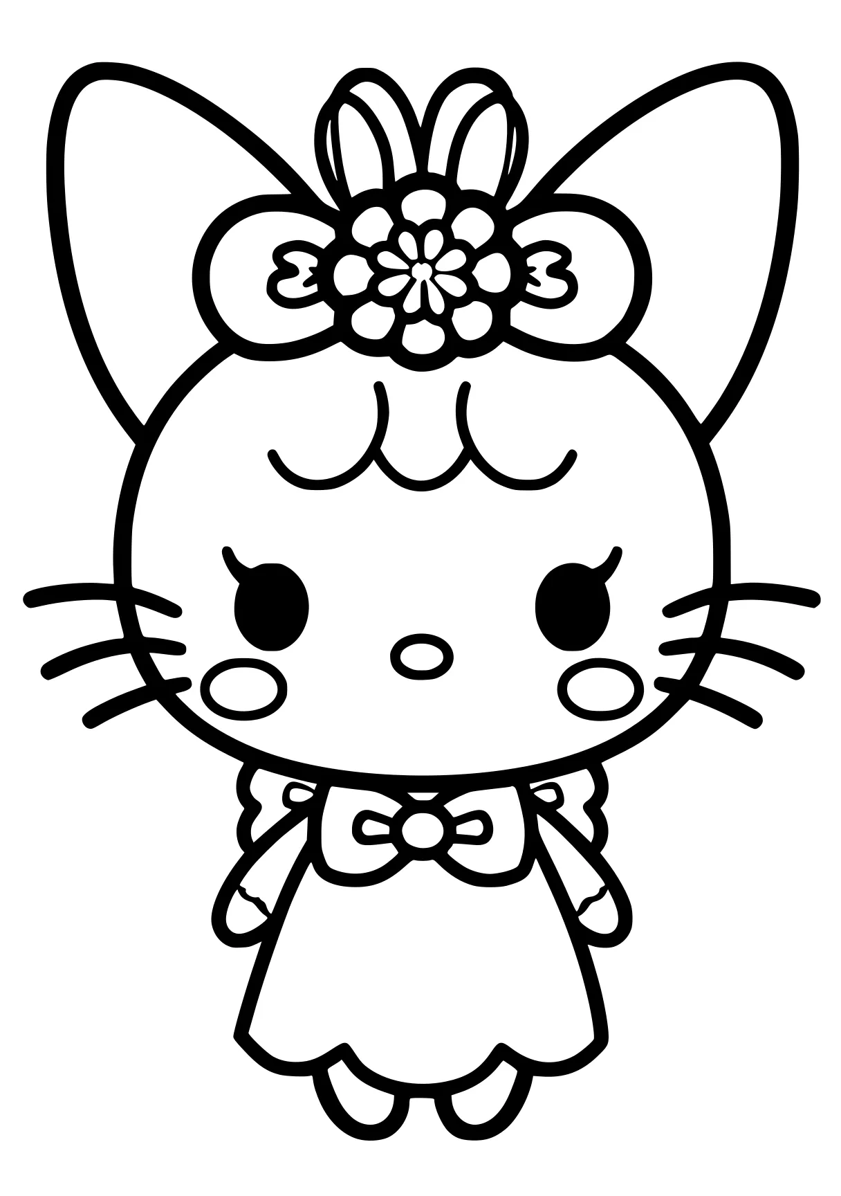 sanrio coloring pages sanrio, cinnamoroll, kitty, molang, free page downloads