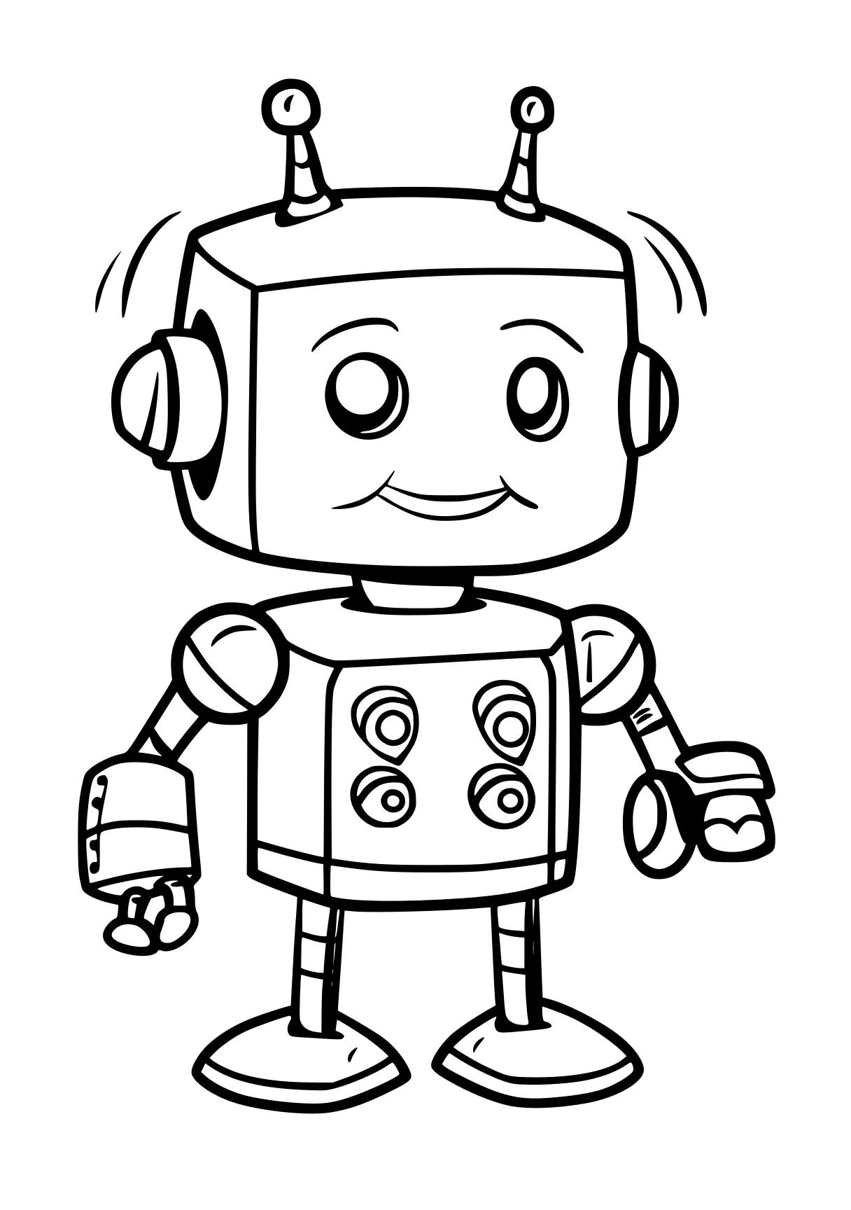 free coloring pages pdf format robot, astronaut, numberblocks, illustrator, ai, page downloads