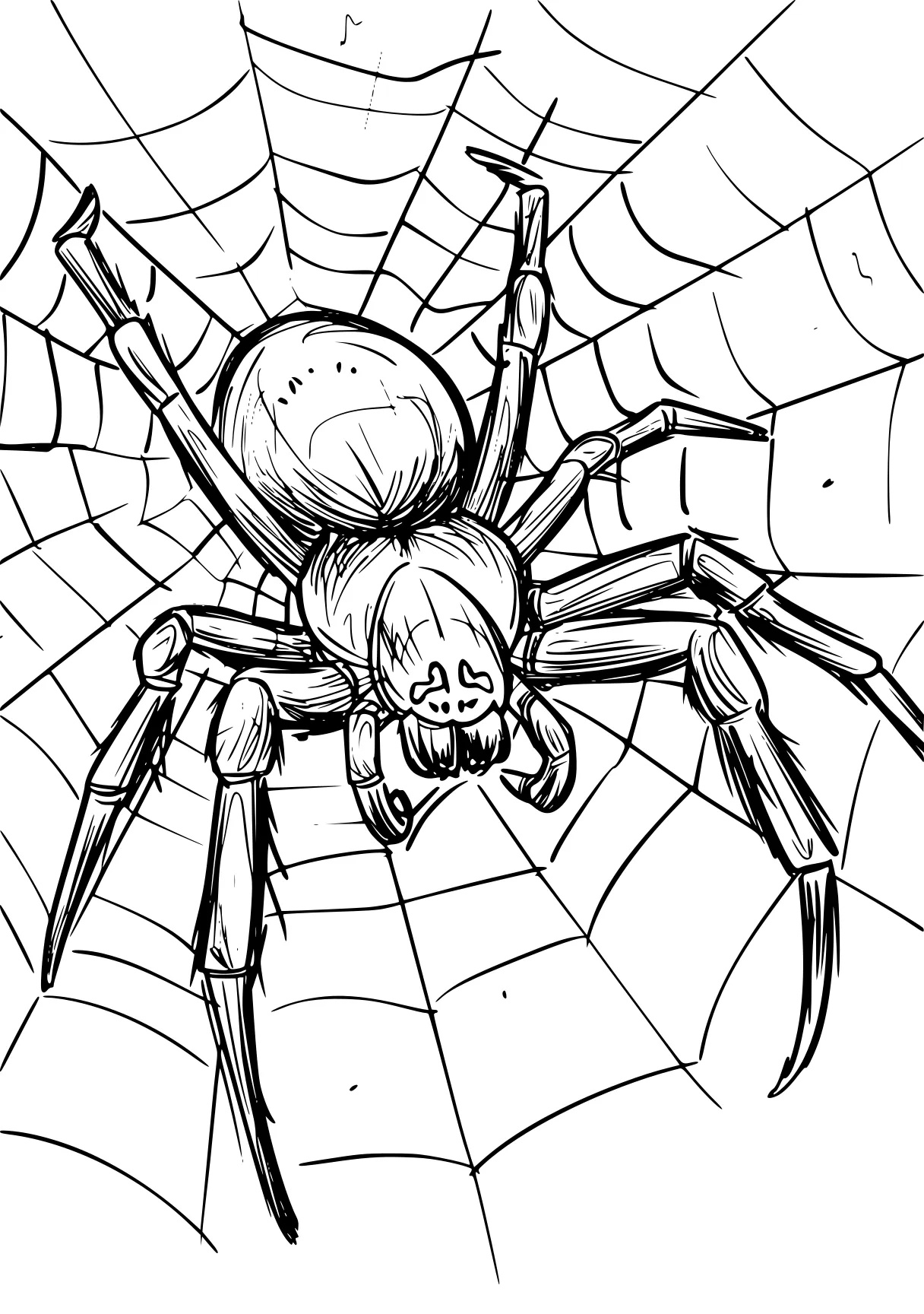 spider coloring page spider, crawler, spidey, spiderman, carnage, free downloads