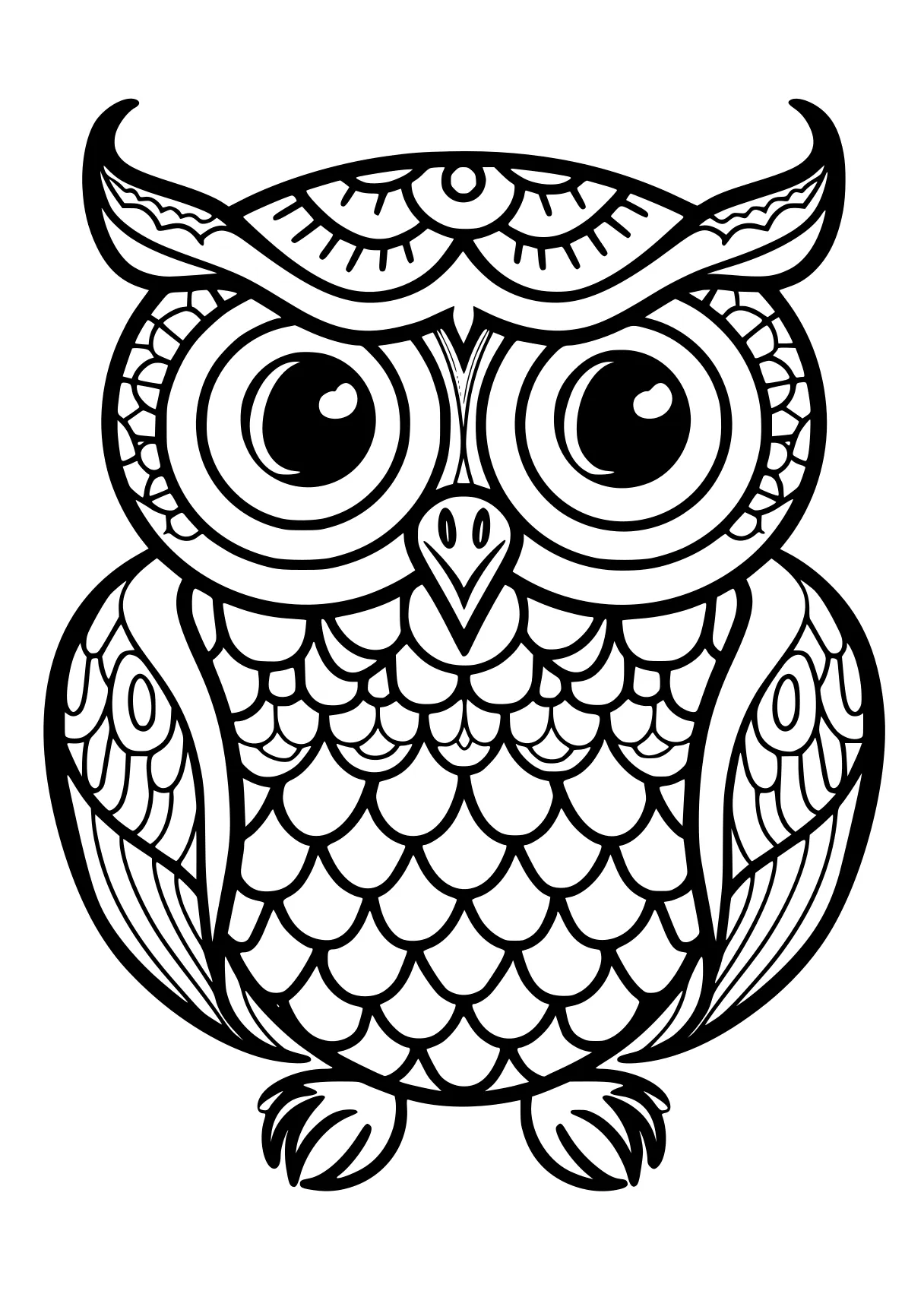 owl coloring pages owl, illustrator, design, free page downloads