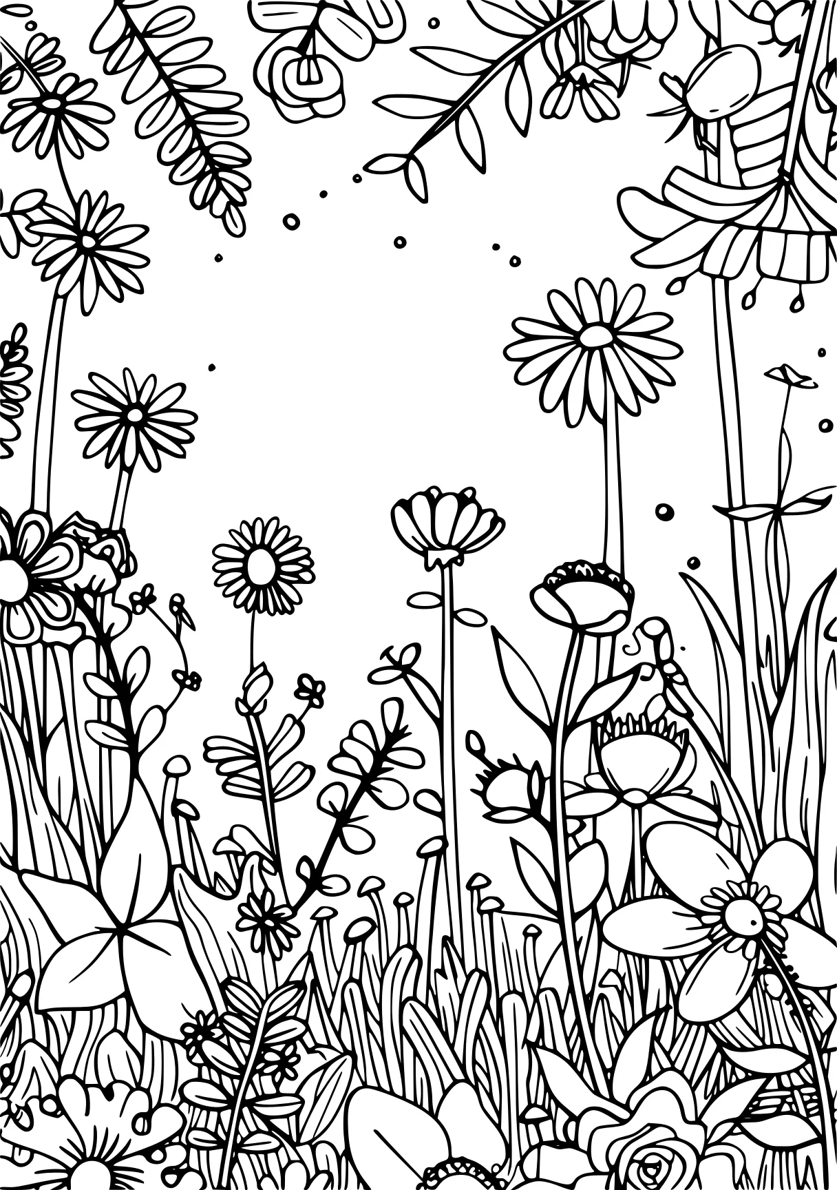 spring coloring, zentangle, printables, colouring, free page downloads