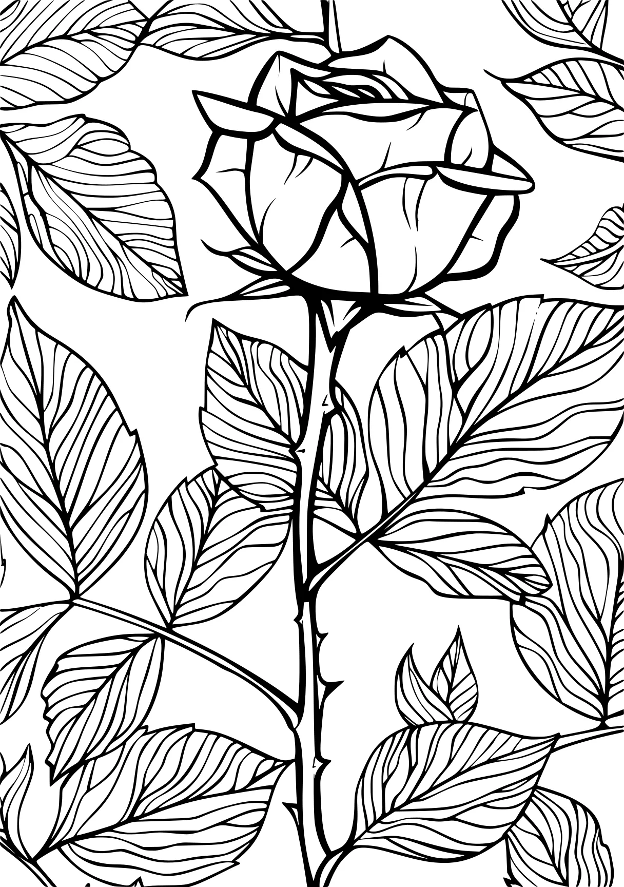 rose coloring pages, plants, pattern, colouring, free page downloads