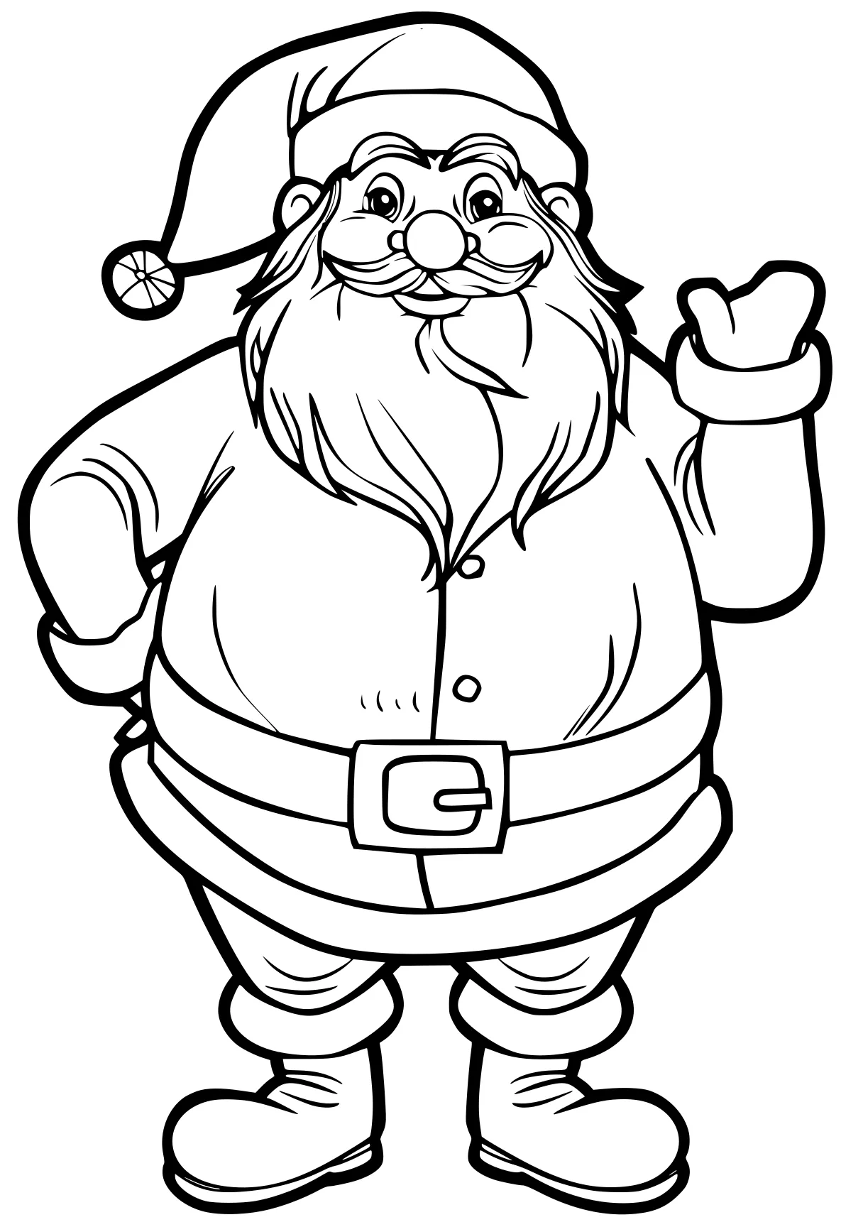 santa coloring pages claus, santa, merry, gnome, elf, free page downloads