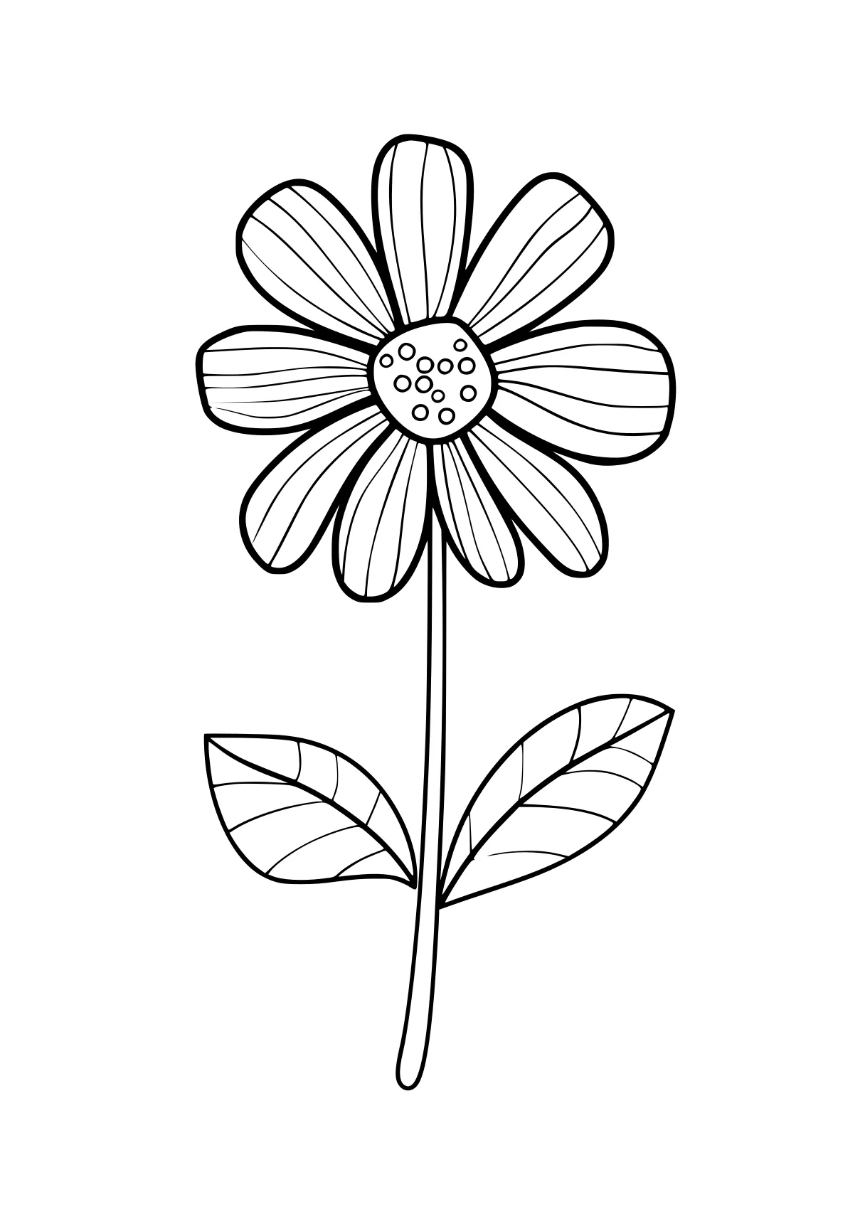 a flower coloring pages flower, plant, flowers, free page downloads