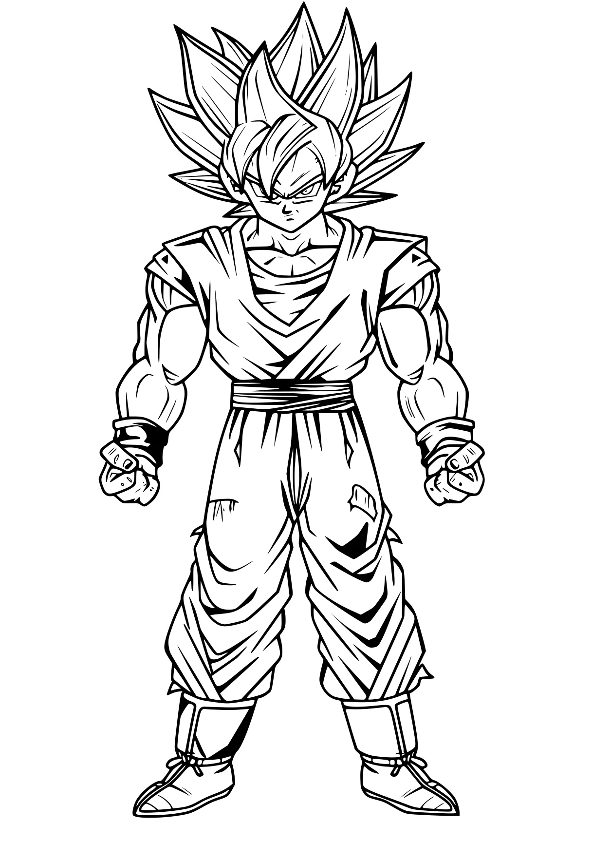 goku coloring pages gogeta, goku, broly, vegeta, vegito, free page downloads