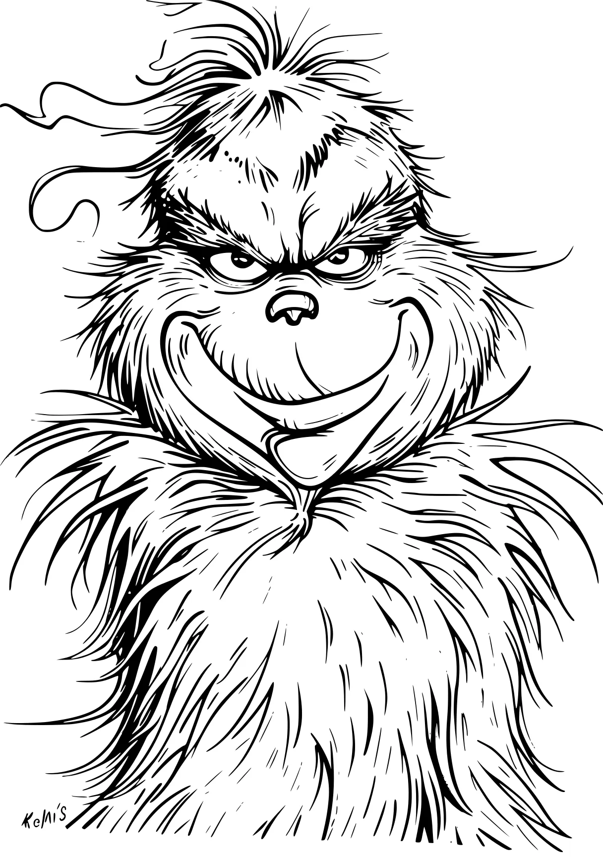 grinch coloring pages grinch, monkey, gruffalo, werewolf, gorilla, free page downloads