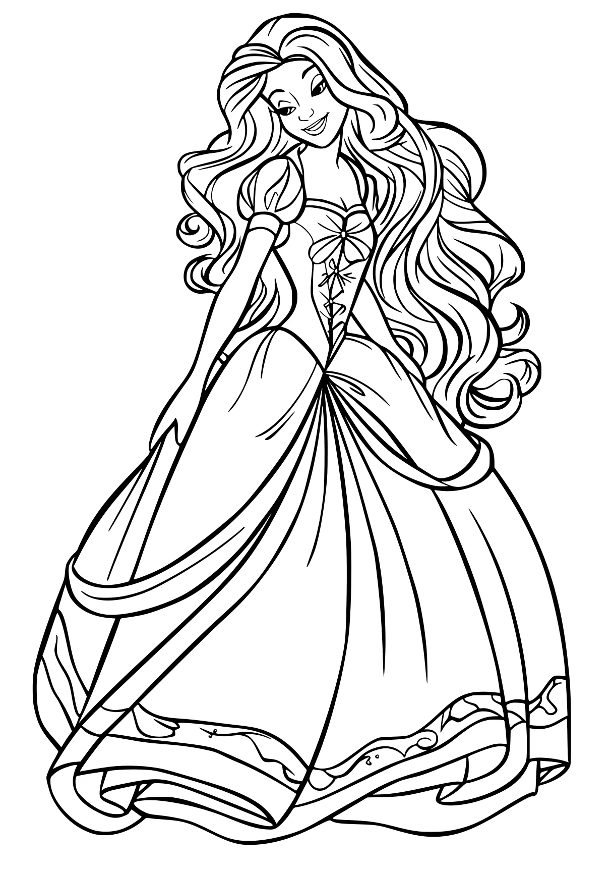 disney princess coloring pages rapunzel, princess, rosalina, jasmine, free page downloads