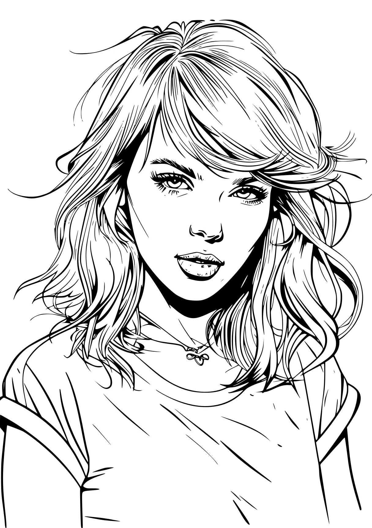 taylor swift coloring pages illustrator, girl, coloring, pencils, swift, free page downloads