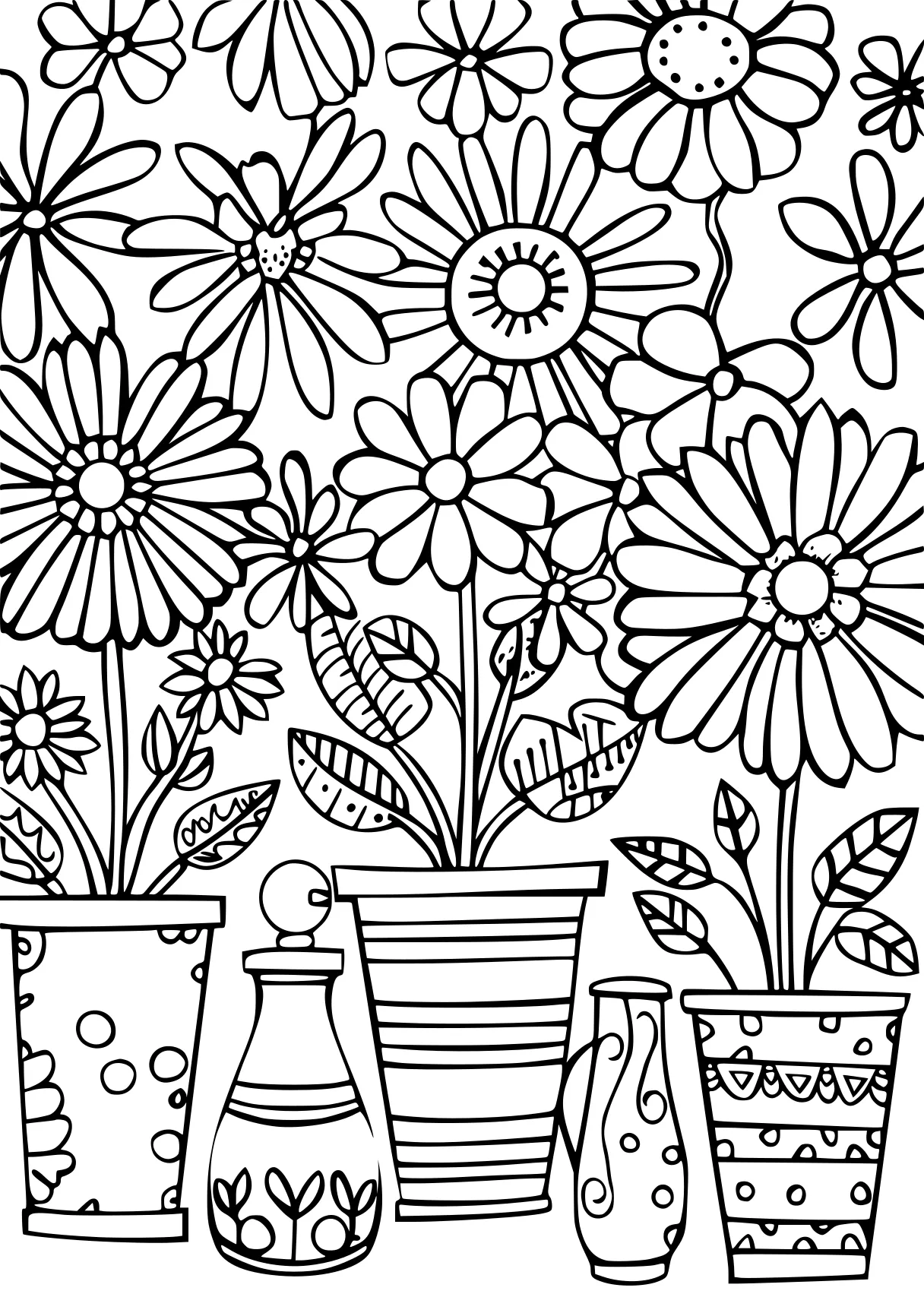 spring coloring, colouring, zentangle, printables, free page downloads