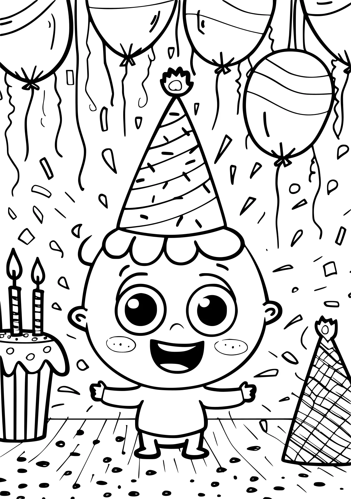 happy birthday coloring pages, printables, shopkins, birthday, free page downloads