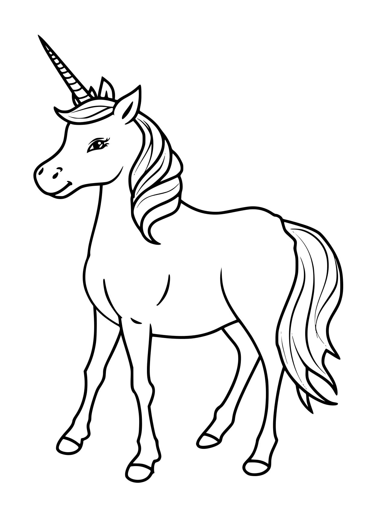 unicorn coloring unicorn, alicorn, caticorn, pony, horse, free page downloads