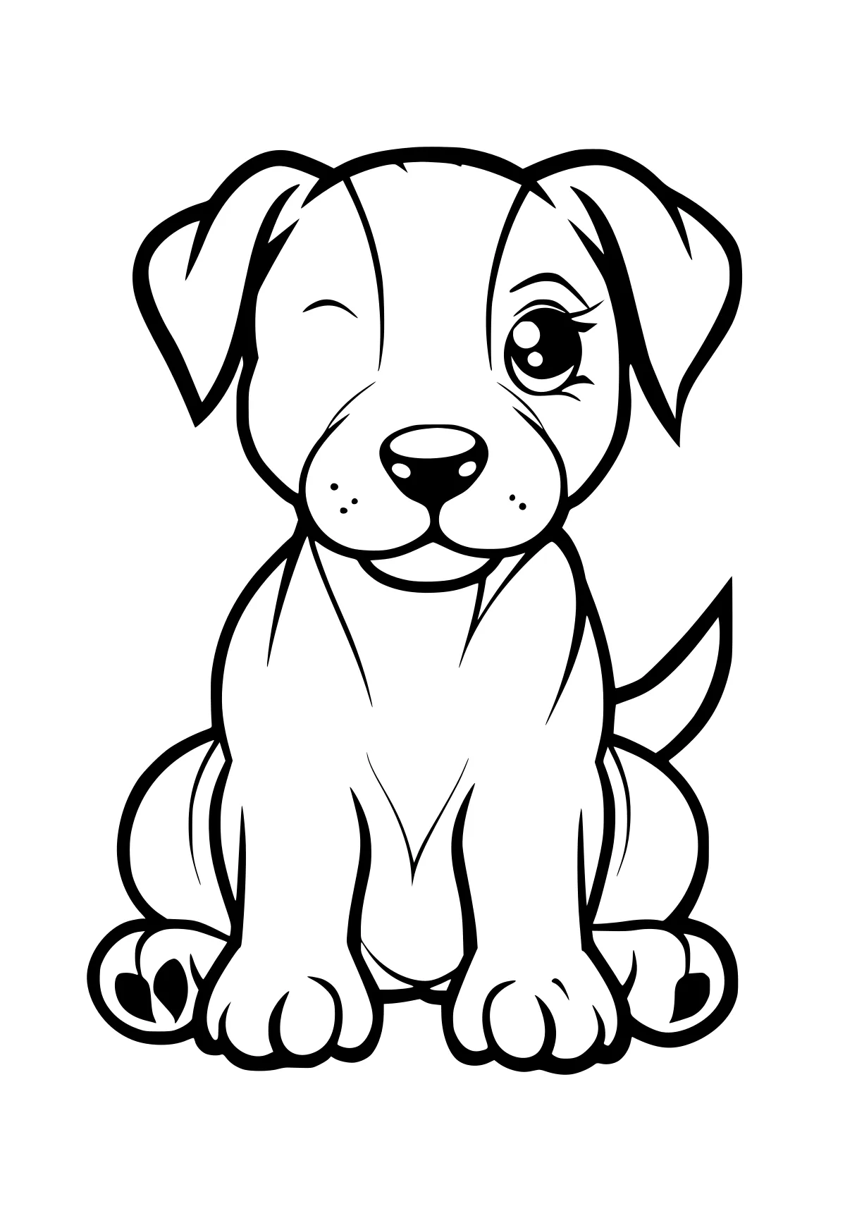 dog coloring sheet puppy, retriever, clifford, pitbull, illustrator, free page downloads