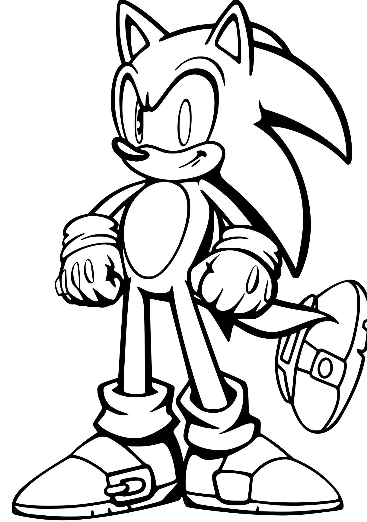 sonic for coloring sonic, knuckles, tails, hedgehog, bendy, free page downloads