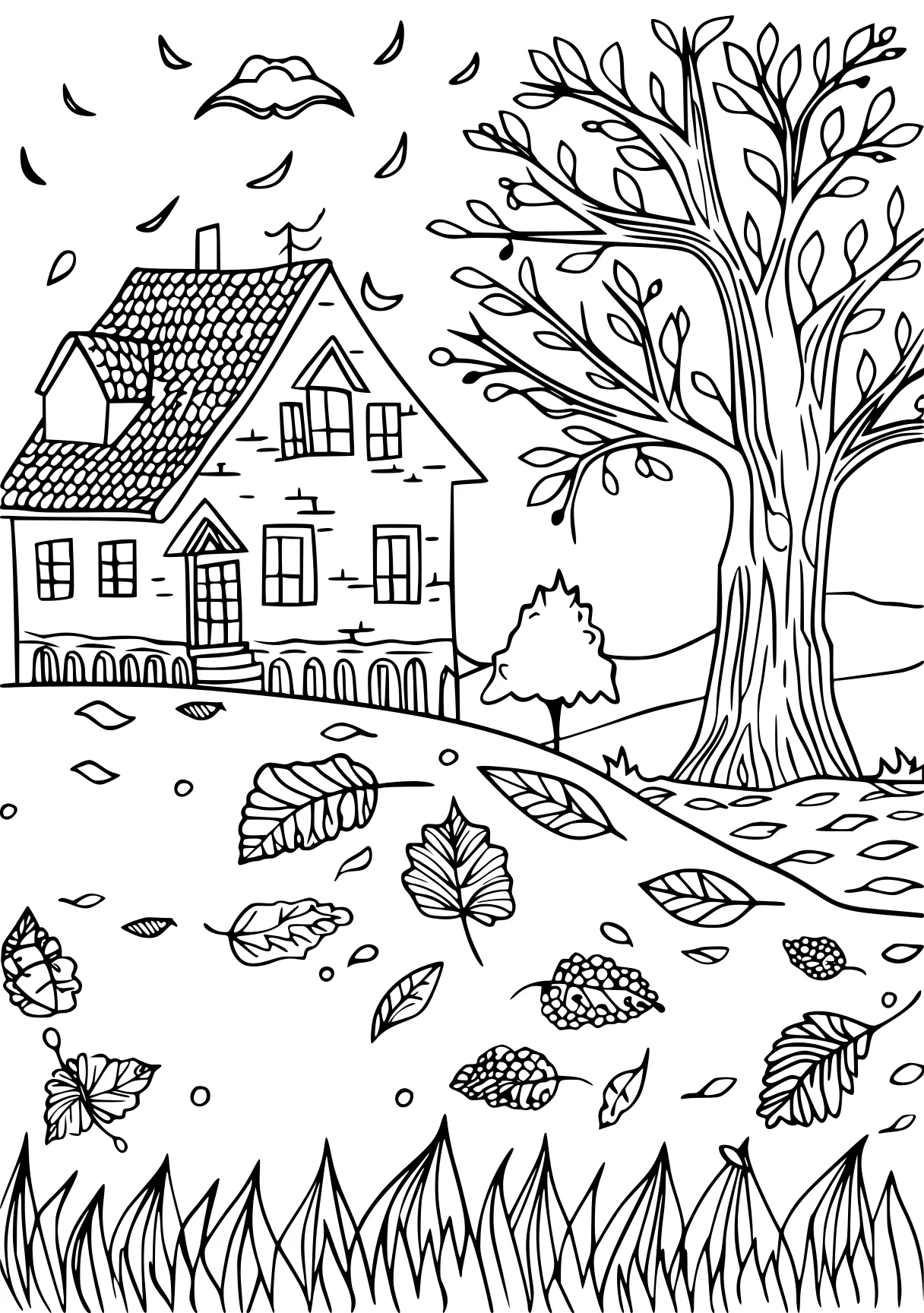 autumn coloring pages, winter, preschool, neighborville, free page downloads