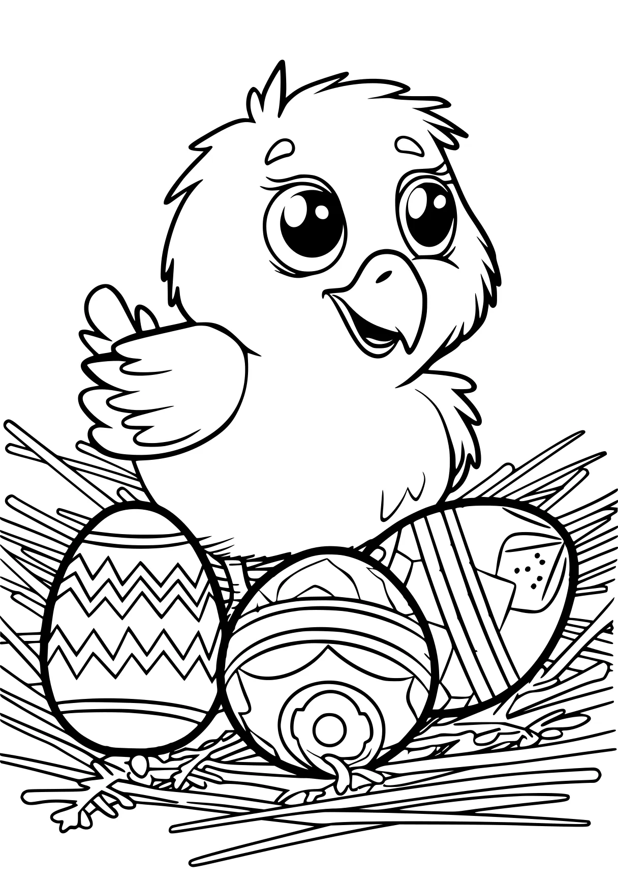 easter coloring pages easter, chick, owl, hatchimal, free page downloads