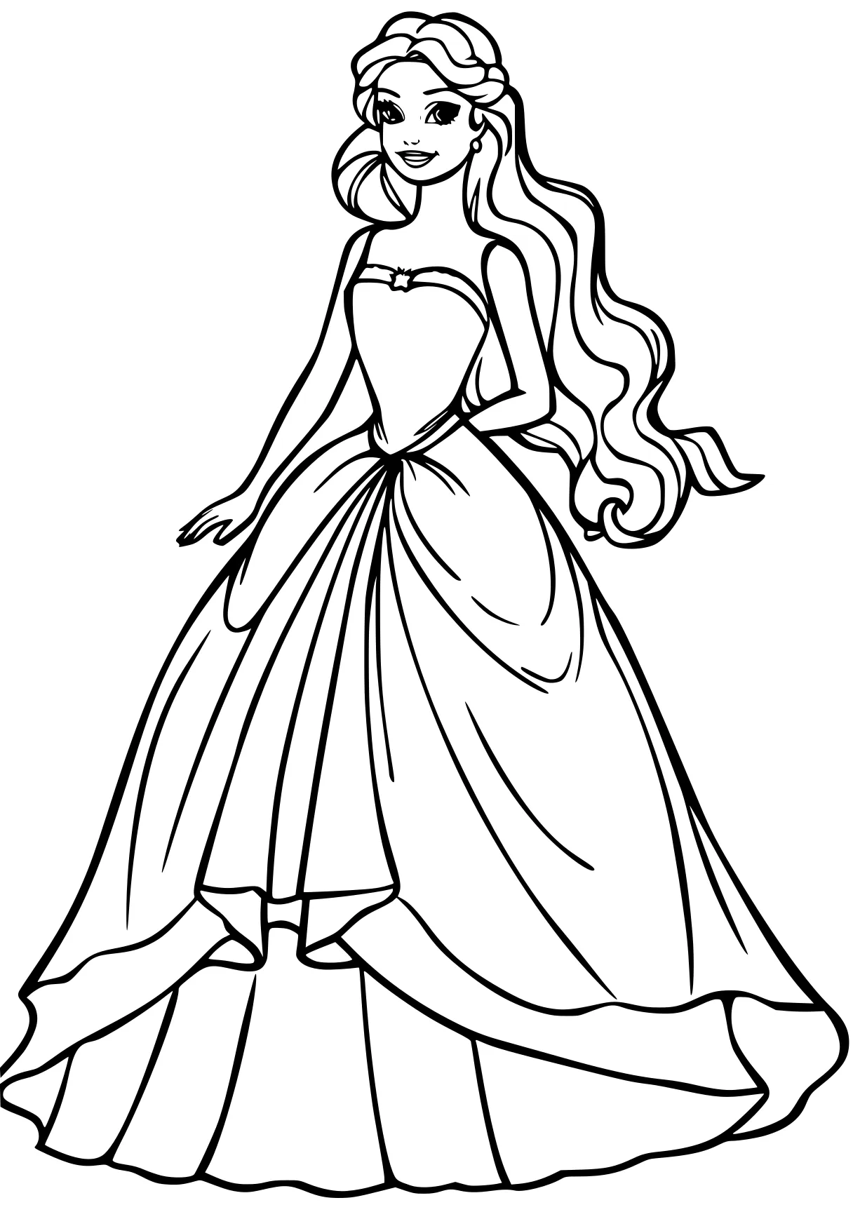 barbie coloring pages printable rapunzel, cinderella, princess, rosalina, elsa, free page downloads