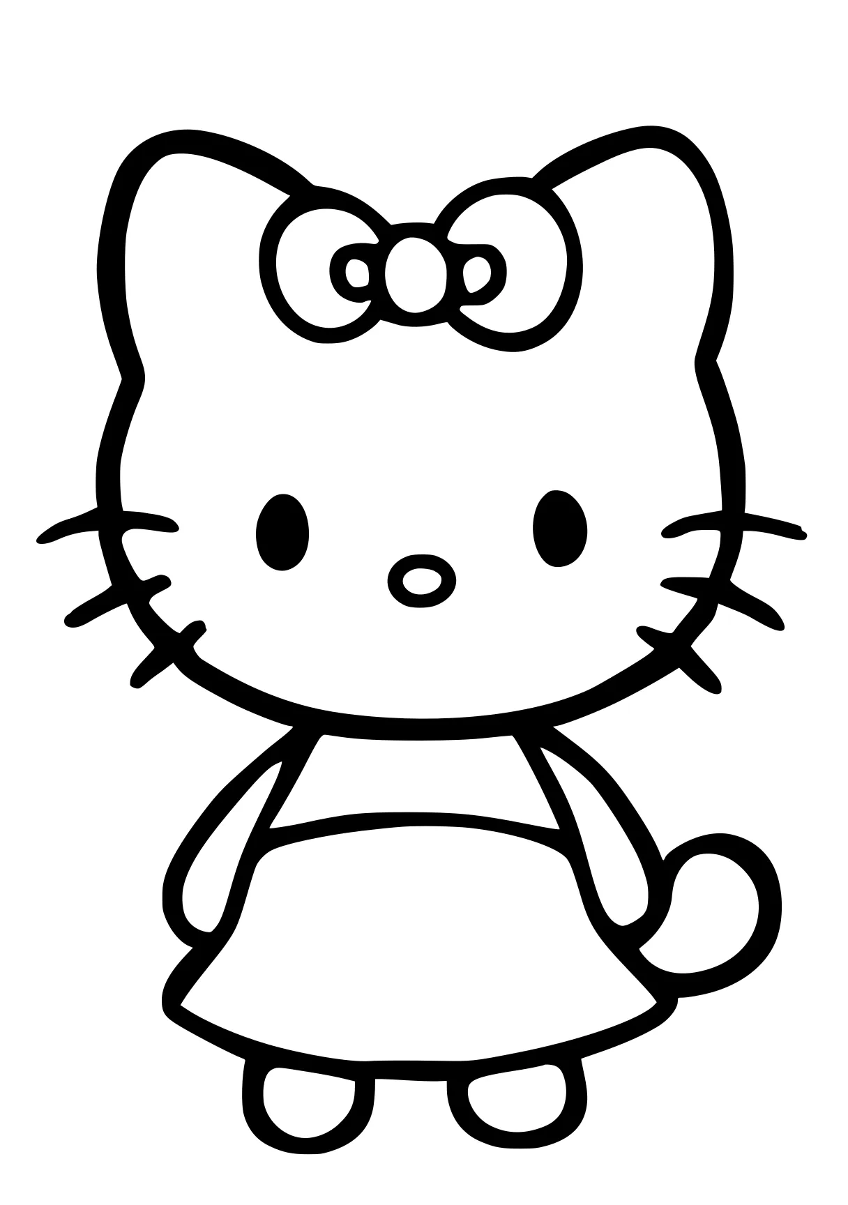 hello kitty coloring sheet sanrio, mouse, kitty, unikitty, cinnamoroll, free page downloads