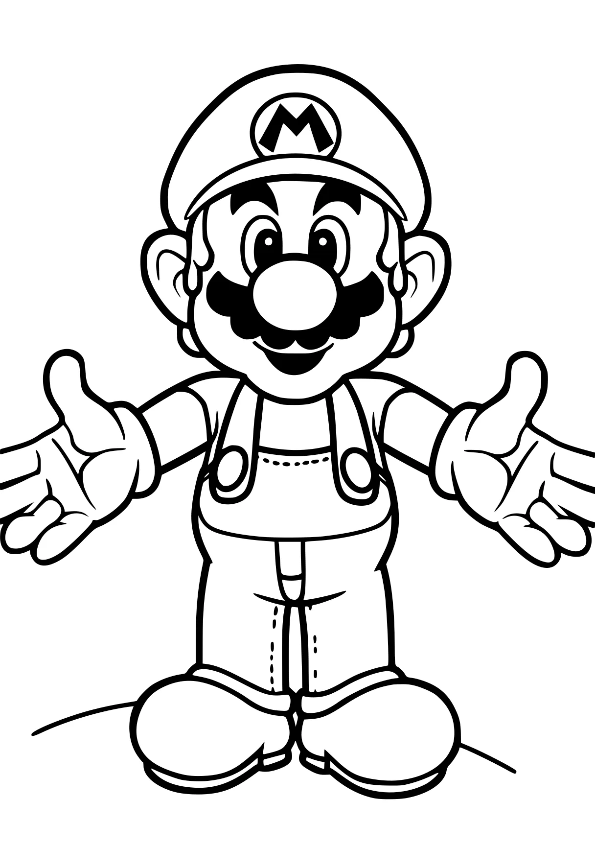 mario coloring sheet mario, luigi, pocoyo, toad, nintendo, free page downloads