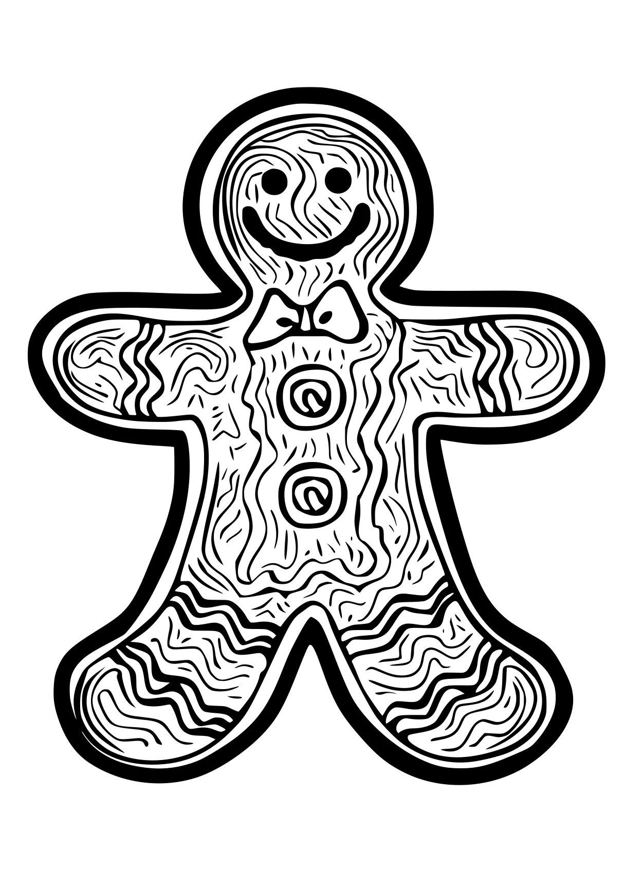 gingerbread man coloring page spiroglyphics, gingerbread, goo, rangoli, pilgrim, free downloads