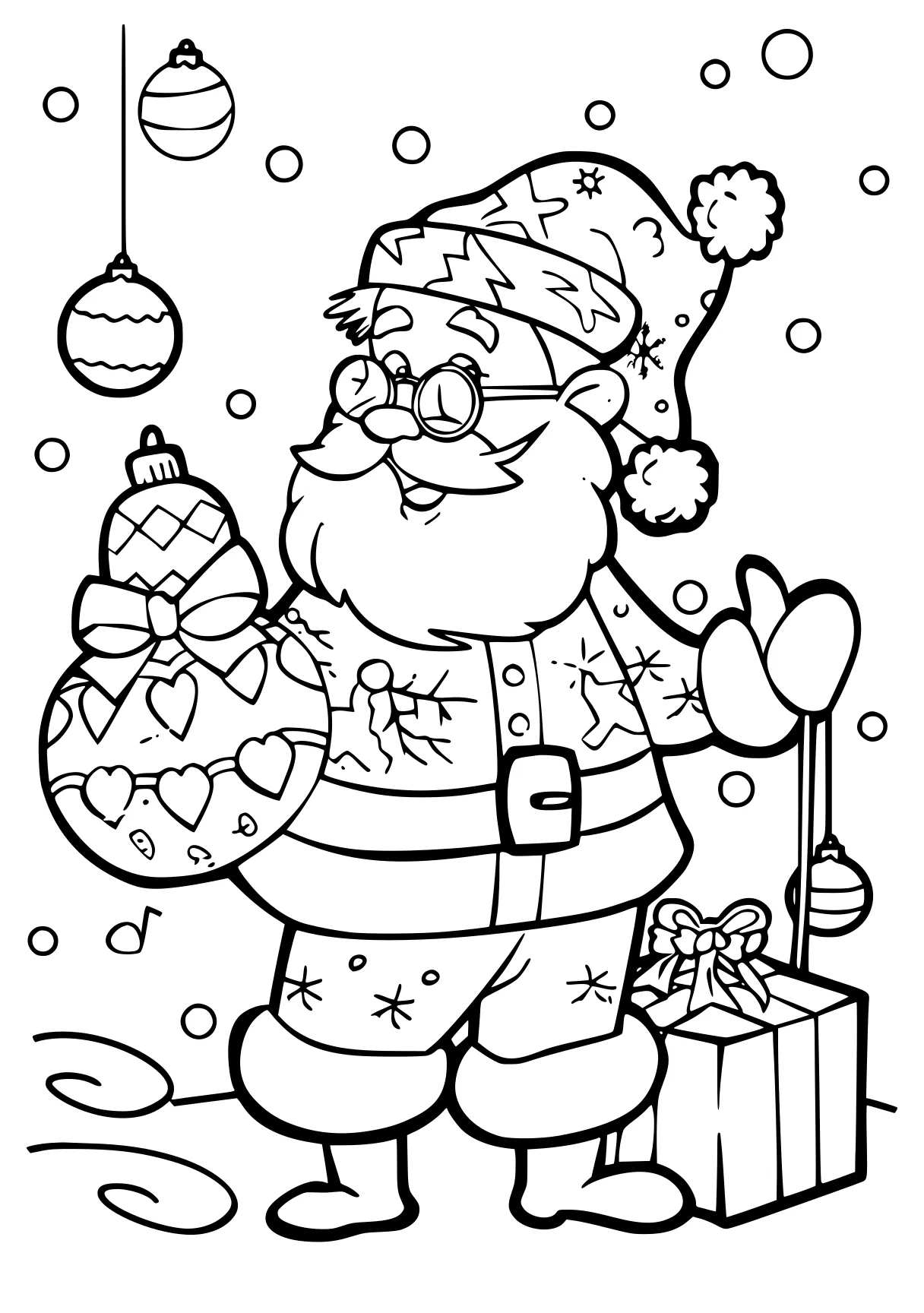 christmas coloring sheets printable claus, santa, merry, free page downloads