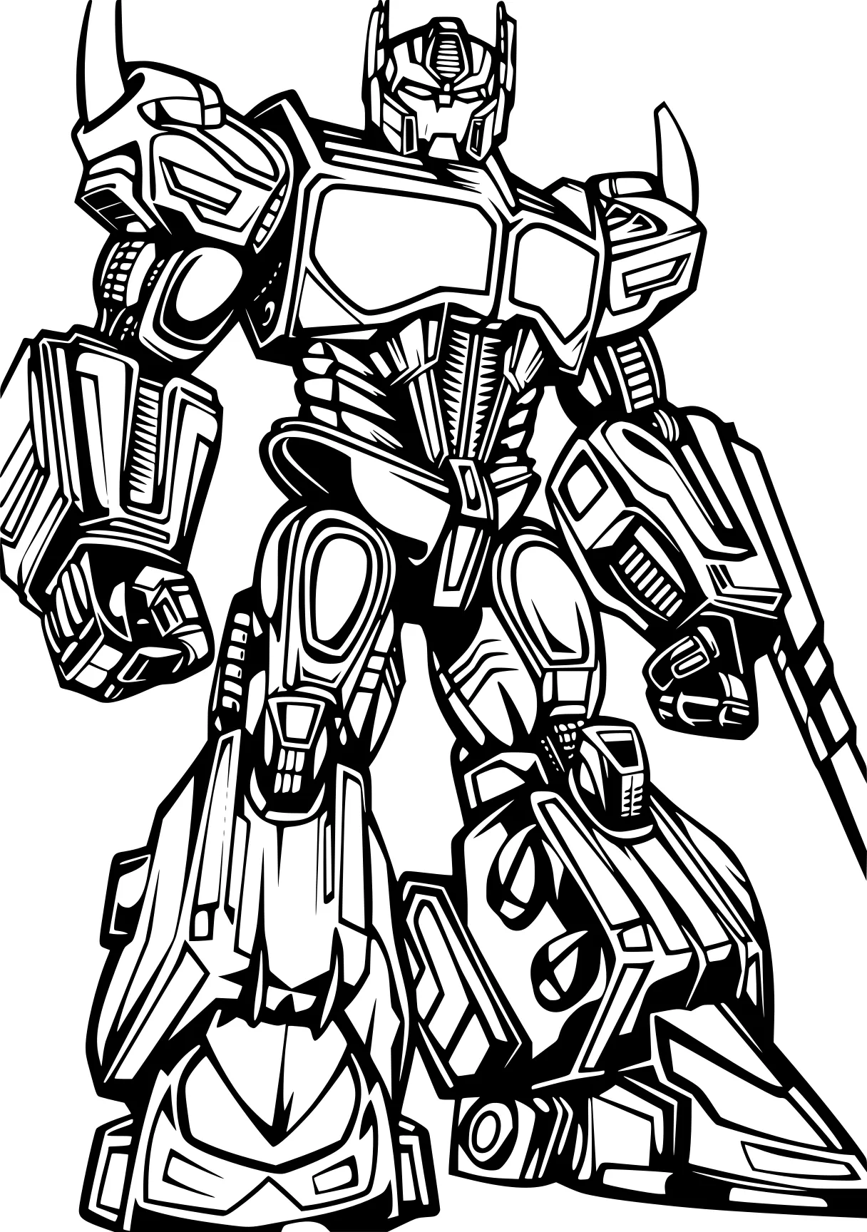 transformers coloring pages optimus, megatron, gundam, rid, transformer, free page downloads