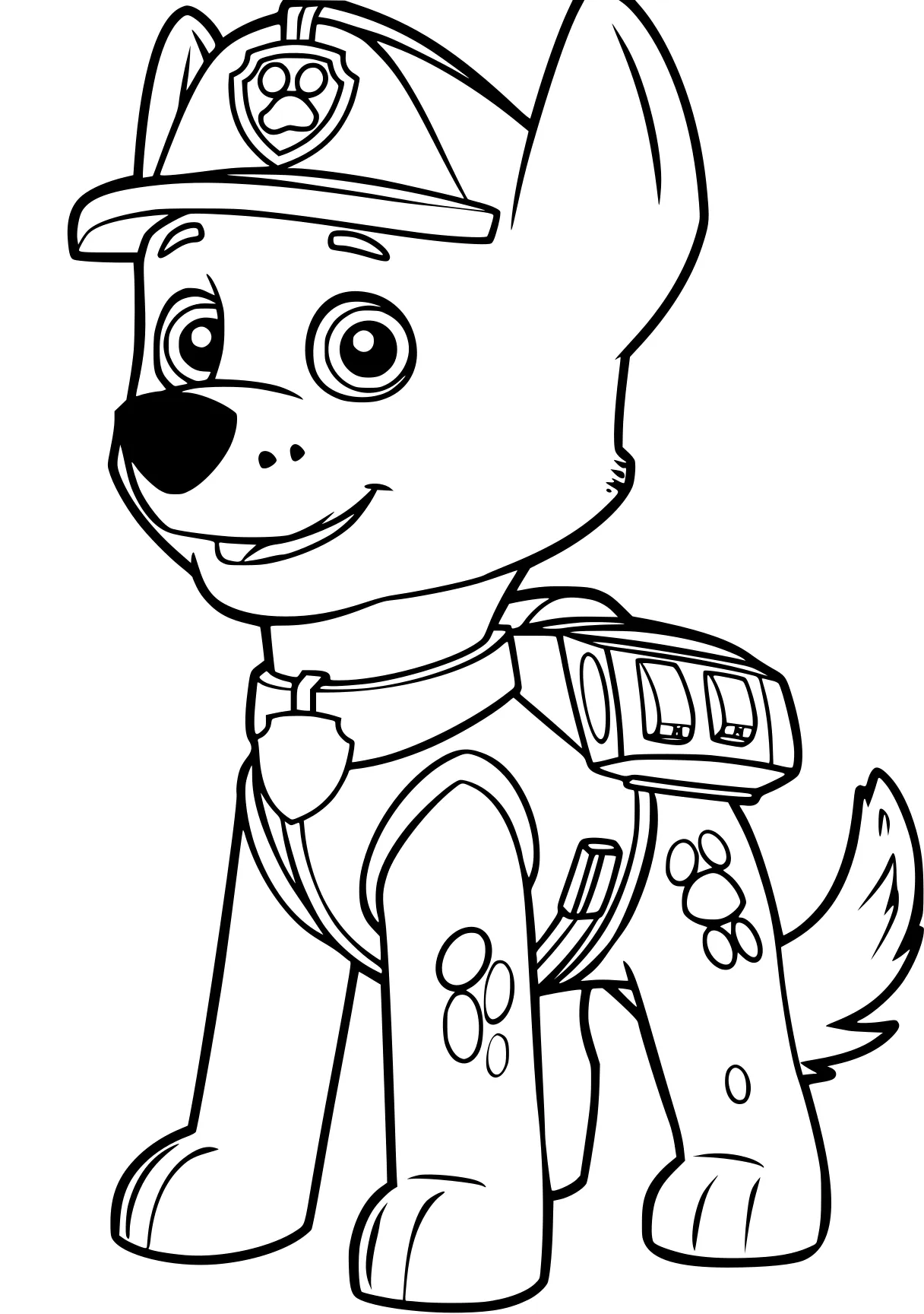 paw patrol colouring page fazbear, pororo, fnaf, octonauts, doc, free coloring downloads