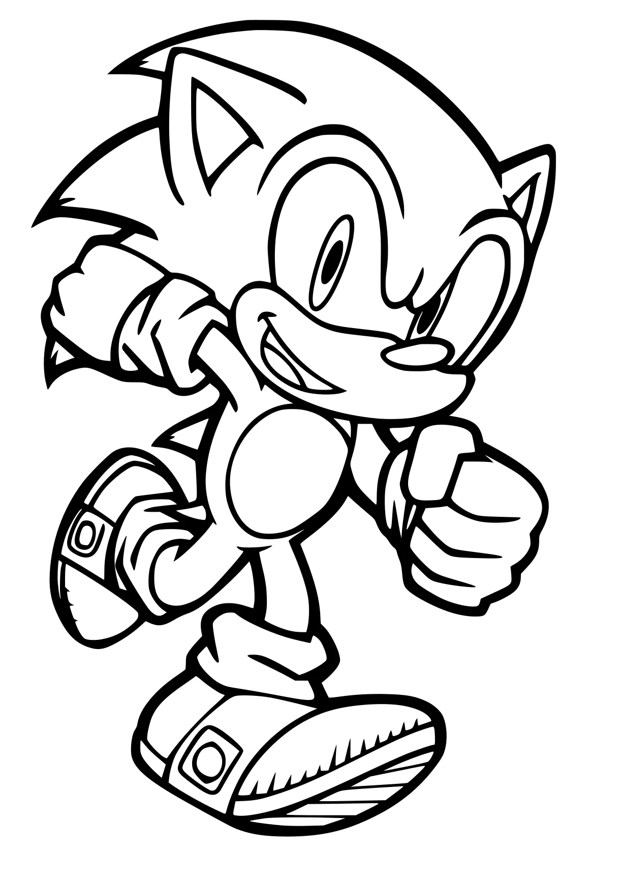 super sonic coloring page sonic, knuckles, tails, hedgehog, coloring, free downloads