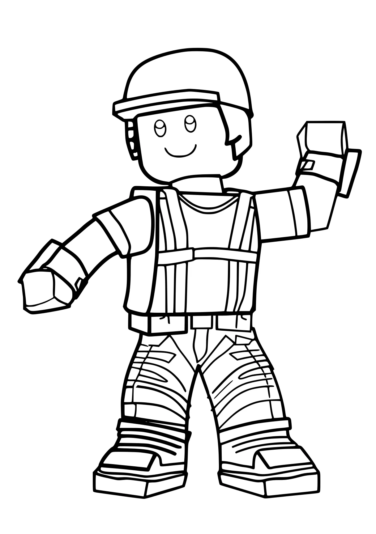 roblox coloring pages astronaut, robot, blippi, firefighter, roblox, free page downloads