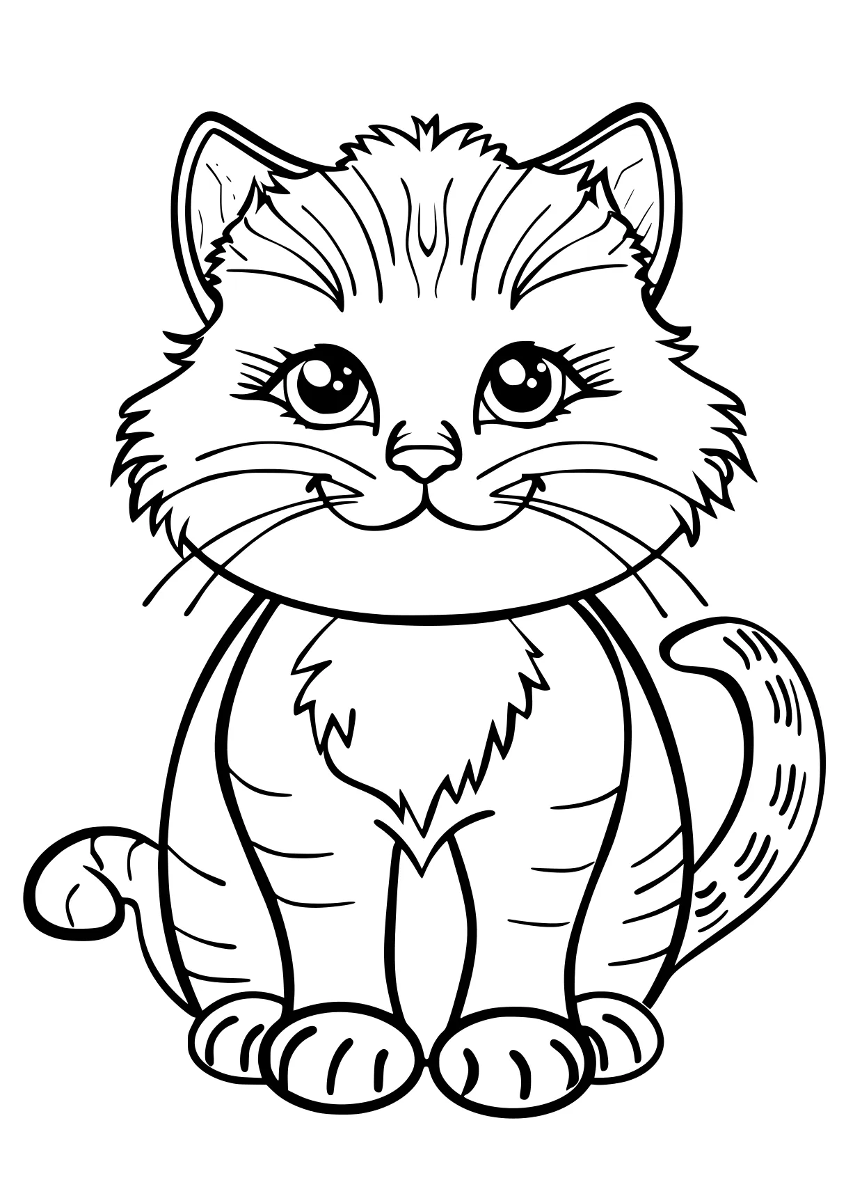 kitten coloring pages cat, kitty, garfield, free page downloads