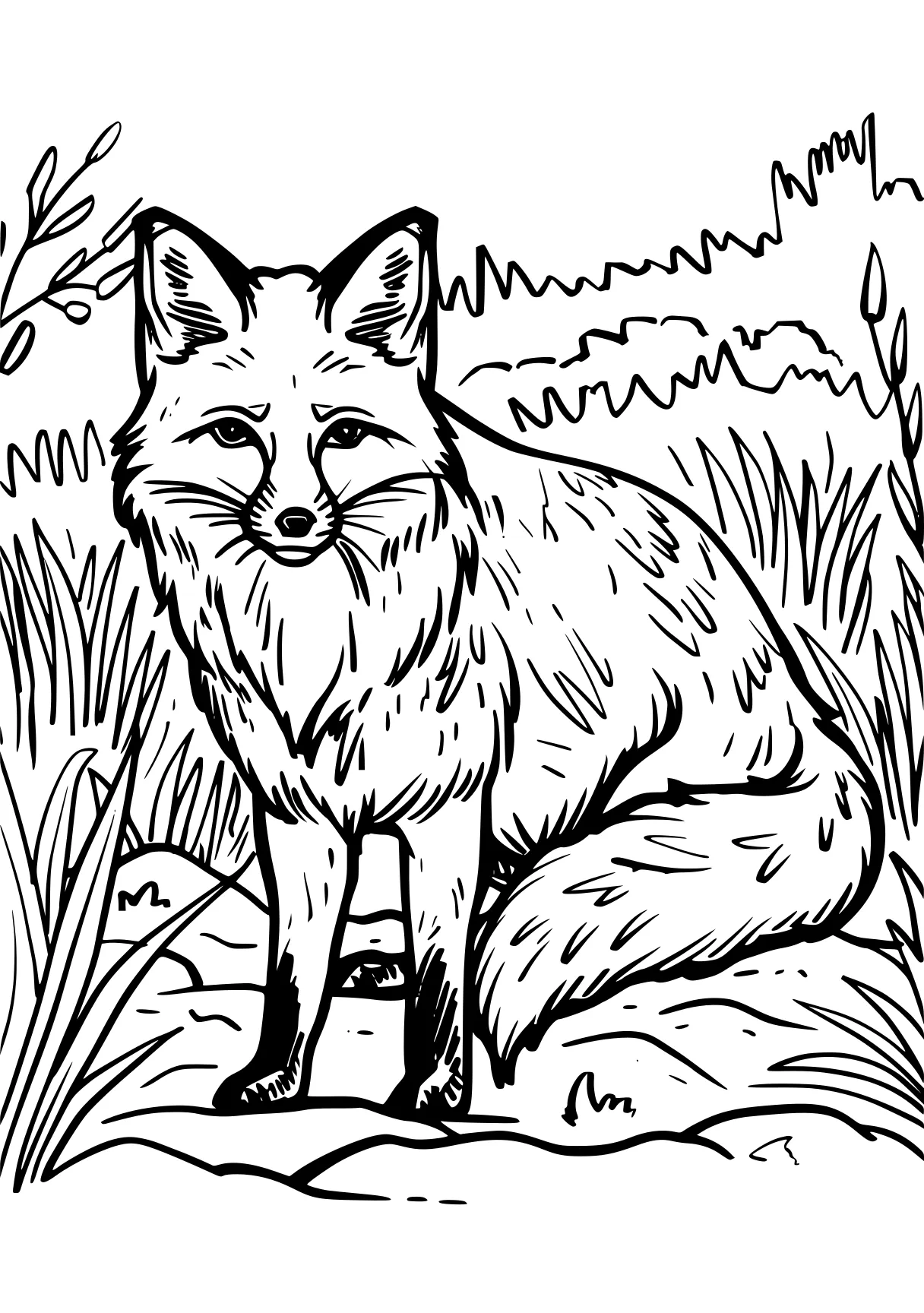 foxes coloring pages fox, foxes, caticorn, cheetah, free page downloads