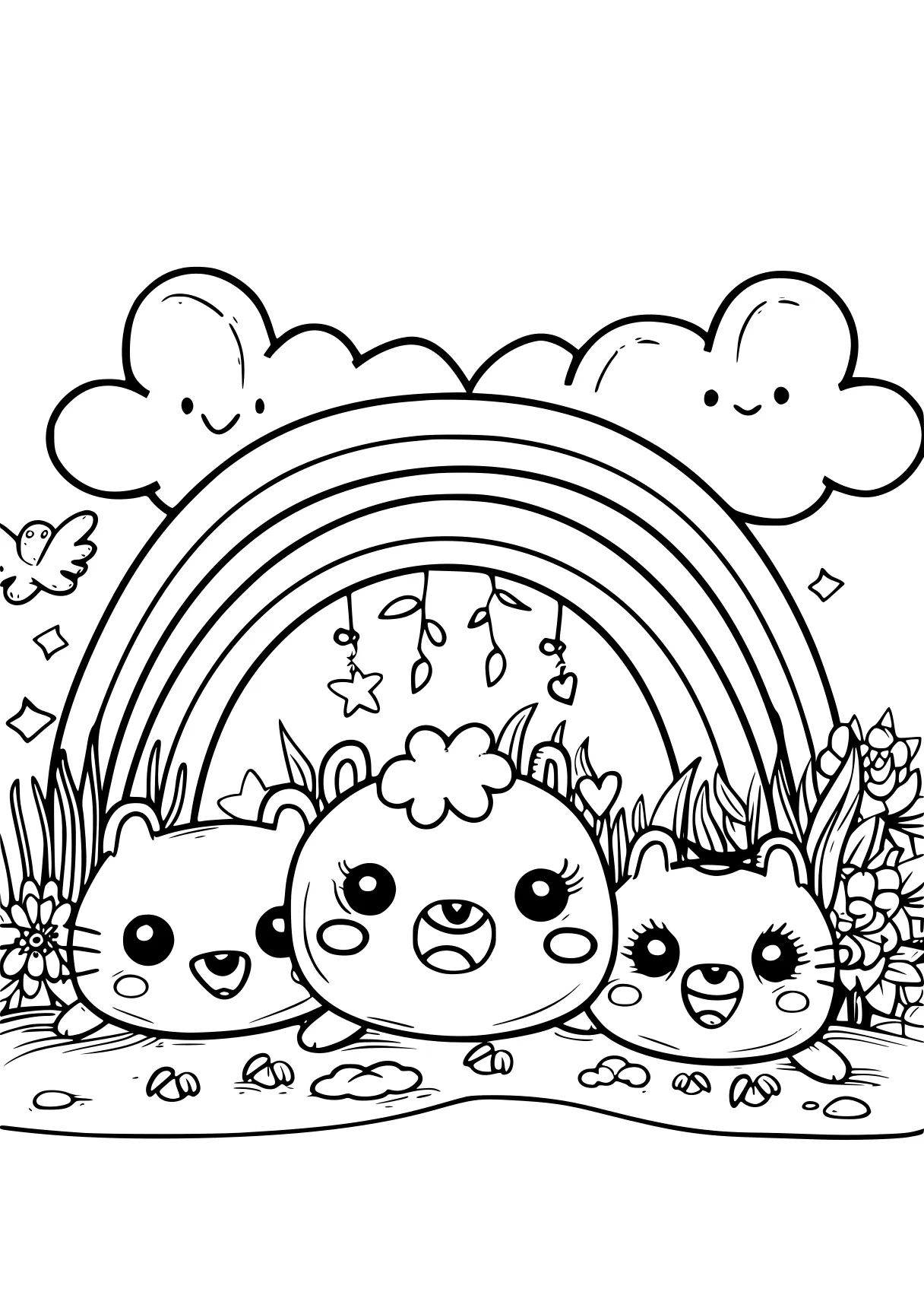 rainbow friends coloring page molang, bt21, octonauts, sanrio, free downloads