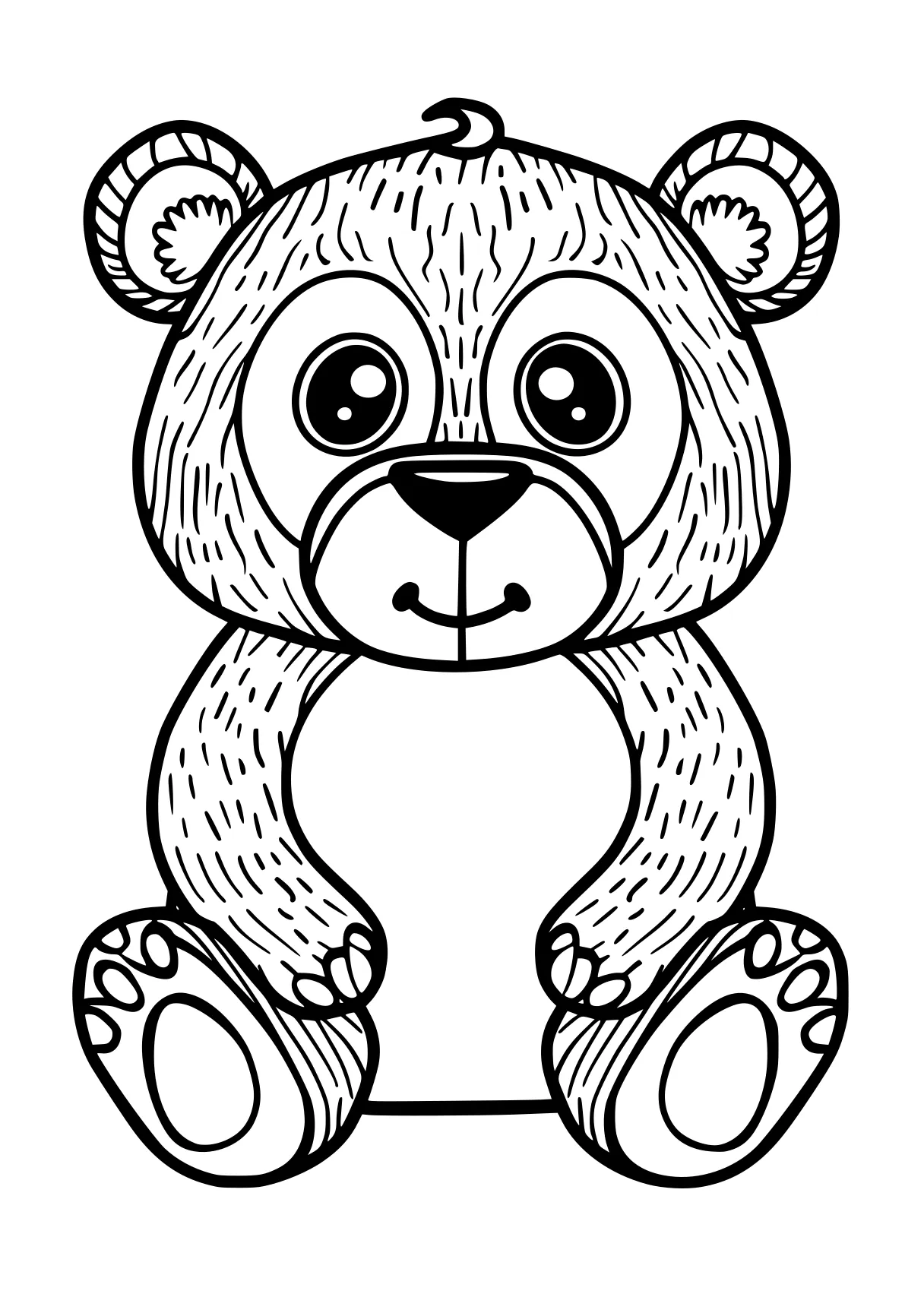 printable animal coloring pages koala, bear, panda, free page downloads