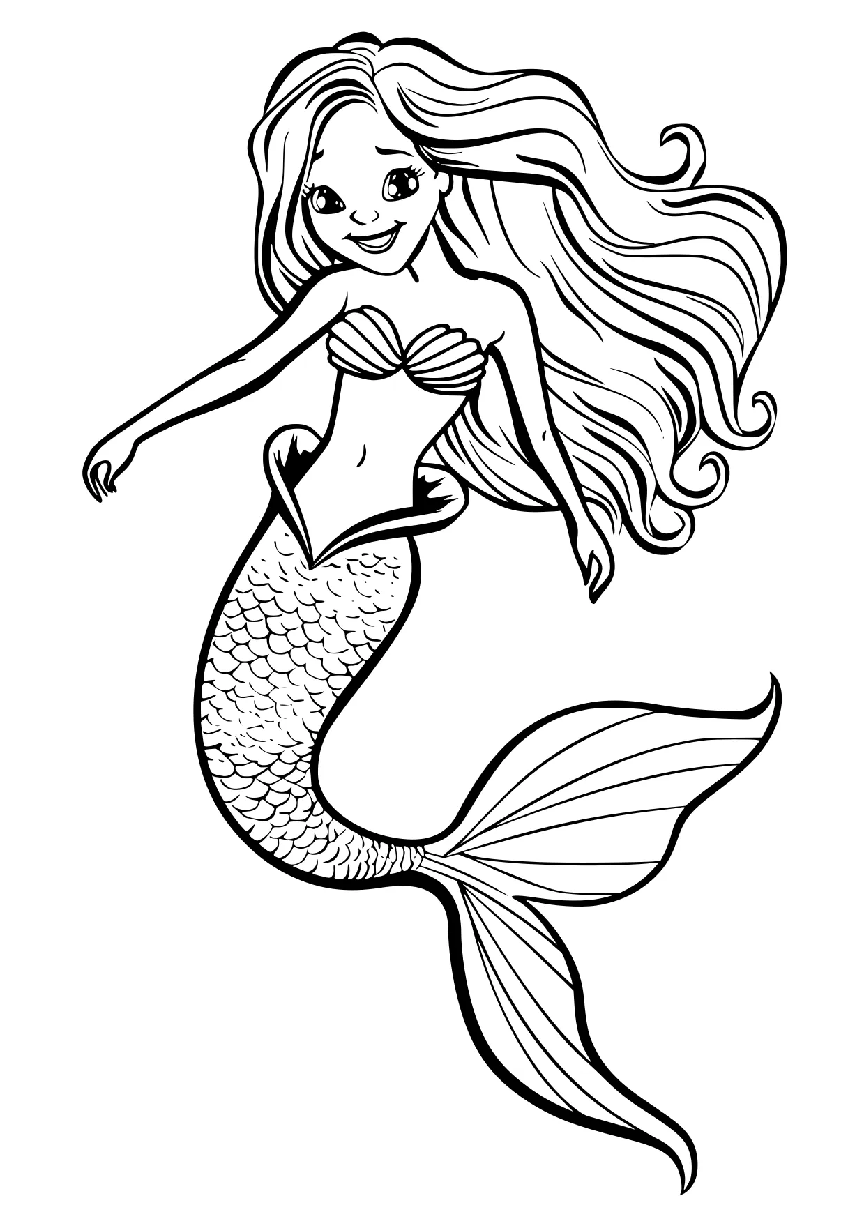 mermaid coloring sheet mermaid, ariel, fish, siren, free page downloads