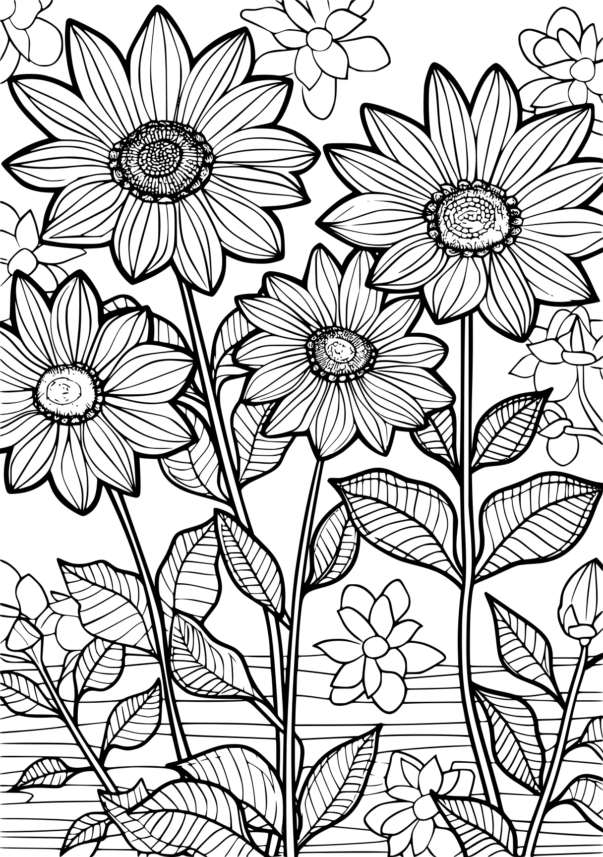 adult coloring pages printable, zentangle, pattern, sunflower, free page downloads