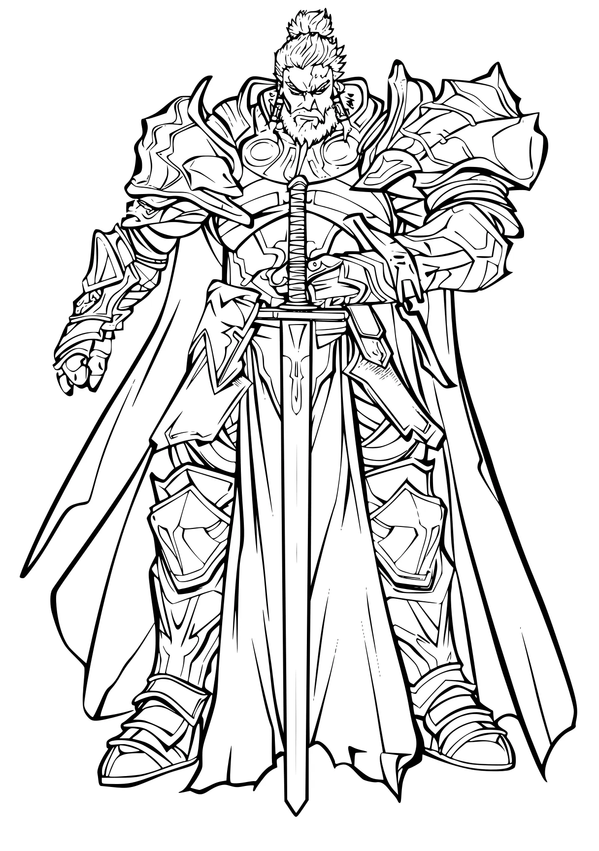 demon slayer coloring pages knight, sword, pencils, guard, coloring, free page downloads