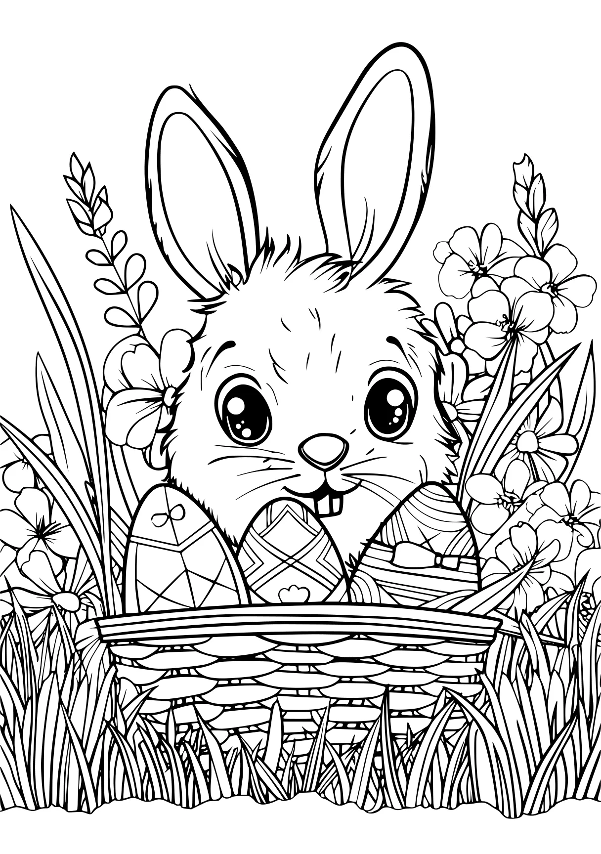 coloring pages for easter bunny, rabbit, scorbunny, easter, free page downloads