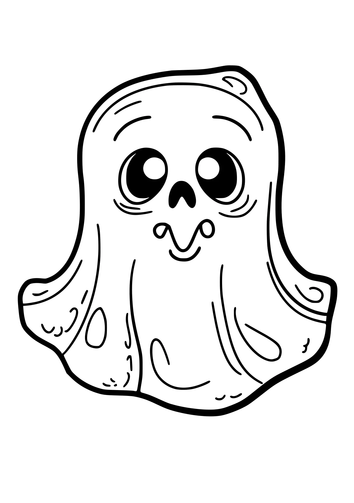 coloring pages hard octopus, boo, jellyfish, goo, ghost, free page downloads