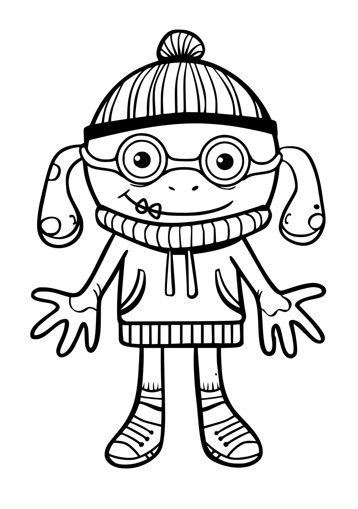 printable pictures to color minion, sweater, pororo, beanie, sumikko, free coloring page downloads