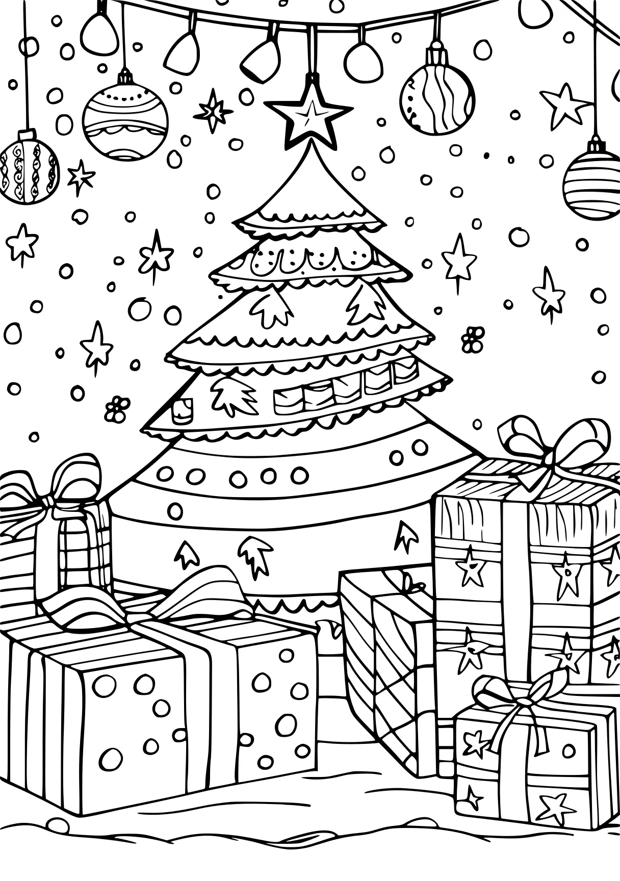 christmas coloring pages printable, ornament, advent, merry, free page downloads