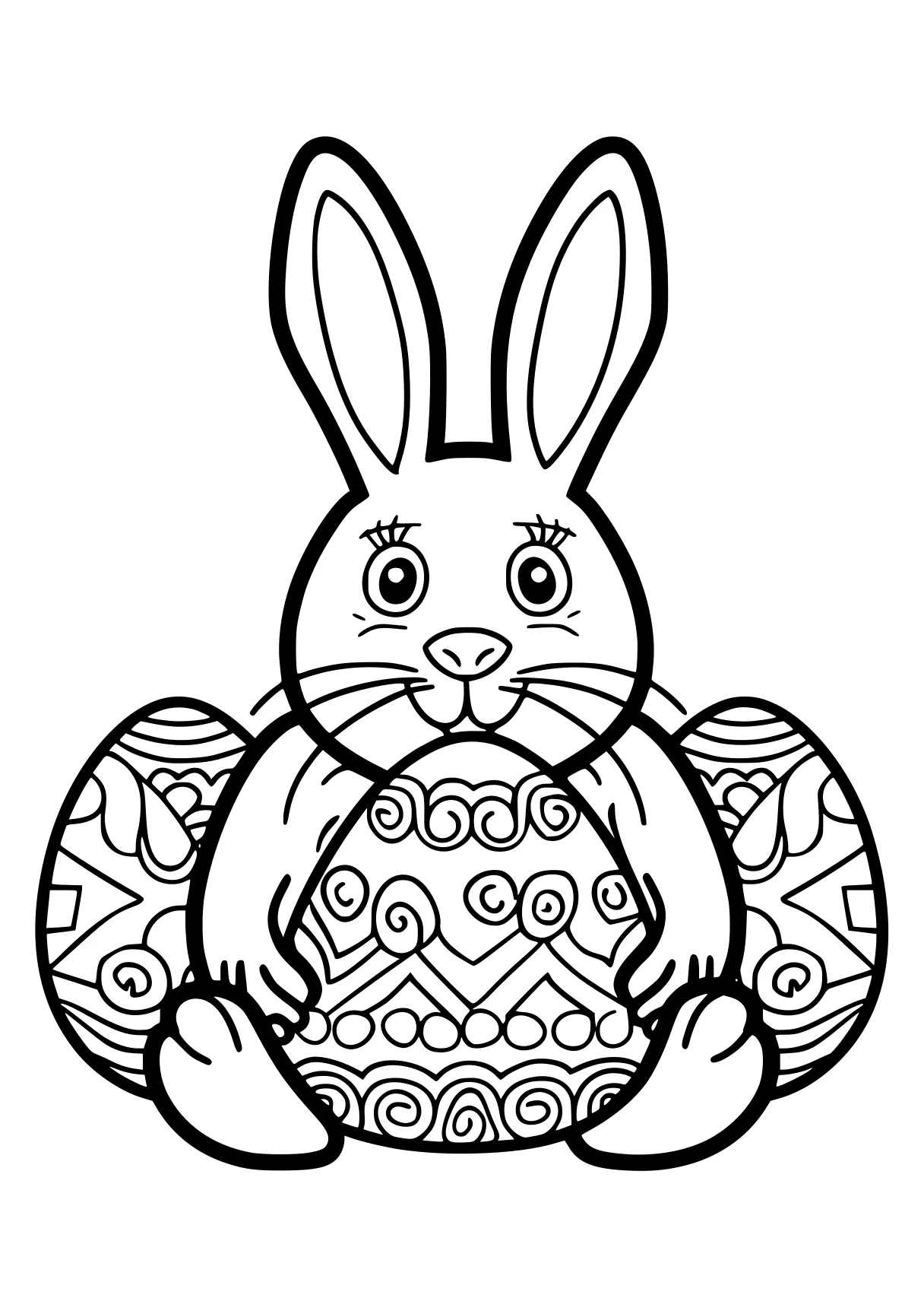 printable easter coloring pages rabbit, bunny, bunzo, free page downloads