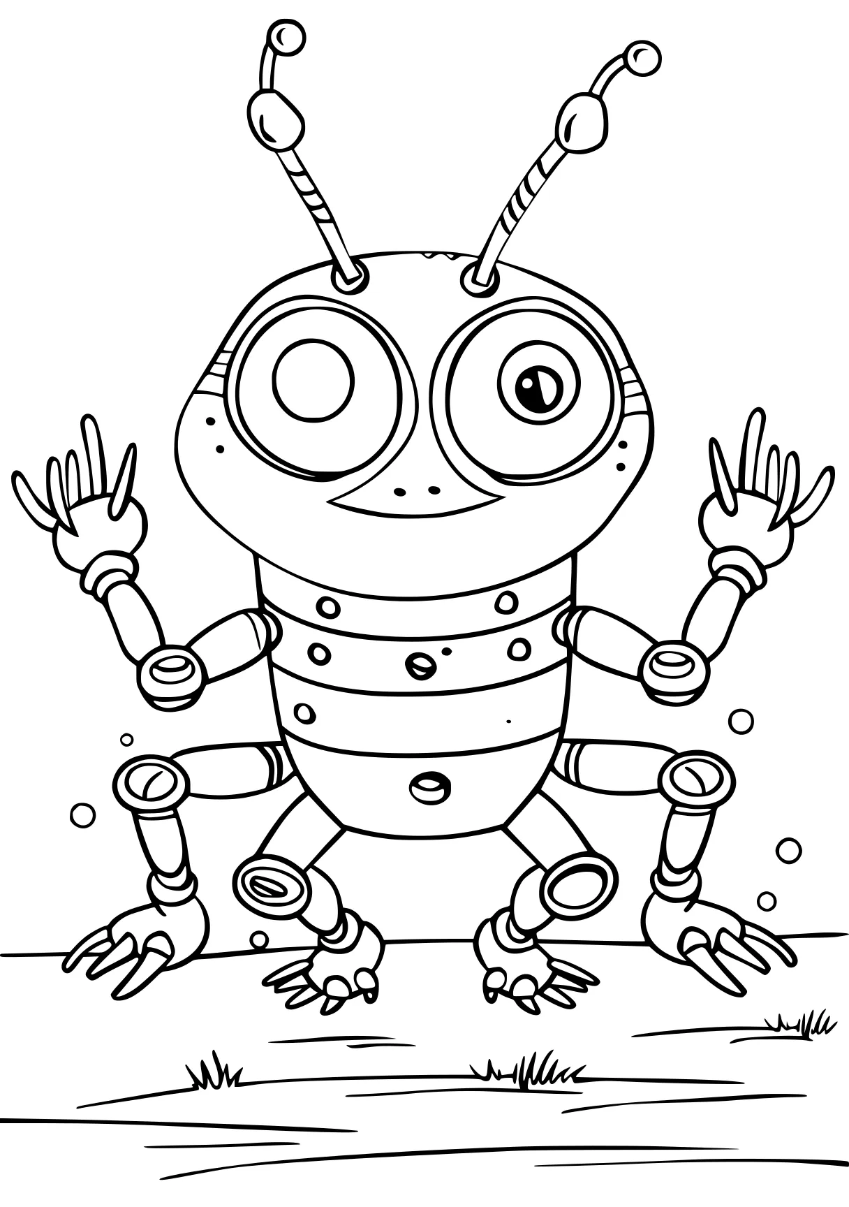 printable coloring pages robot, minion, illustrator, free page downloads