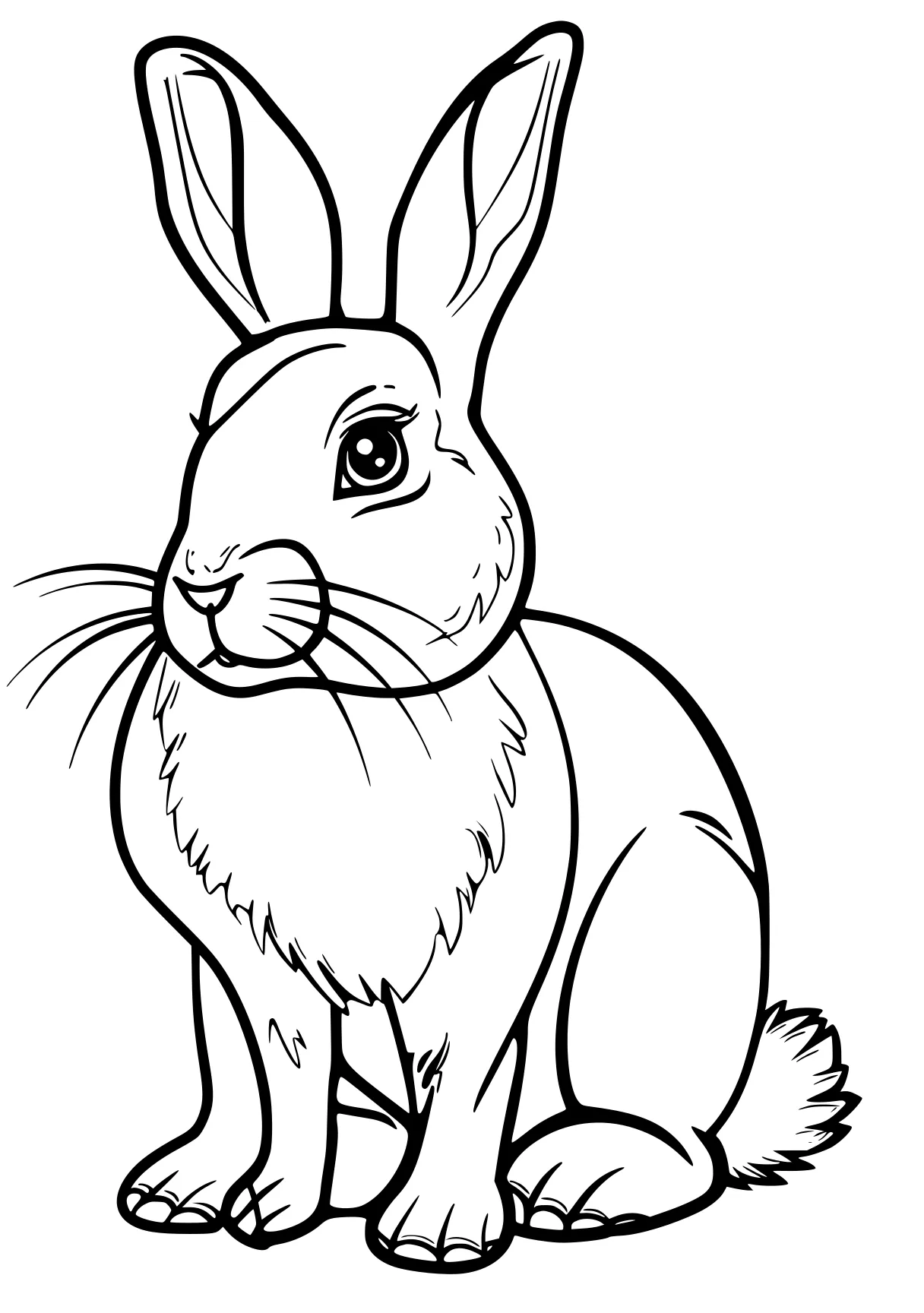 rabbit coloring pages rabbit, bunny, illustrator, bunzo, free page downloads