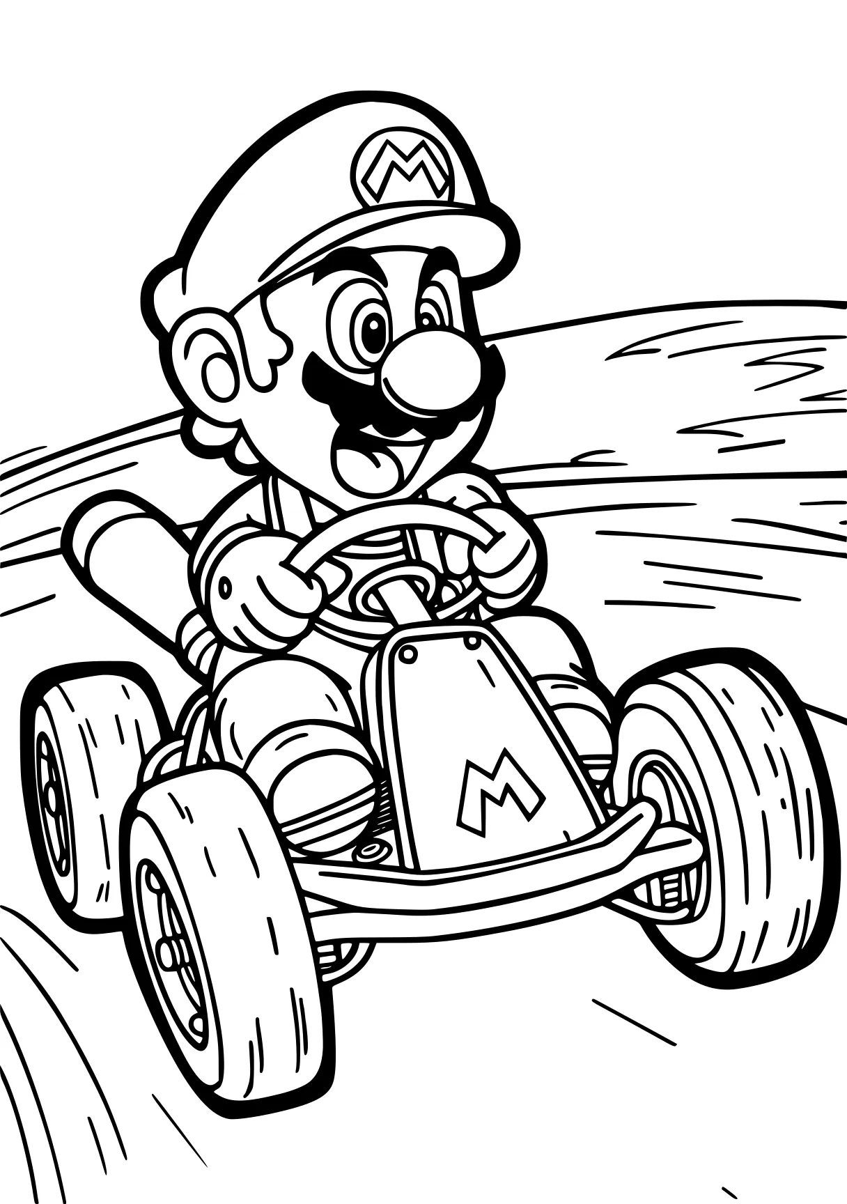 coloring pages mario kart, luigi, mario, toad, wheels, free page downloads