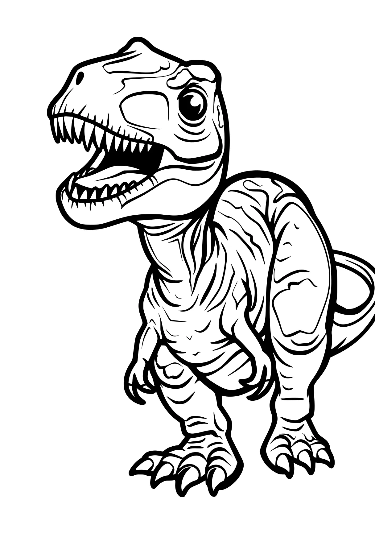 dinosaur coloring sheet trex, t-rex, tyrannosaurus, indoraptor, velociraptor, free page downloads