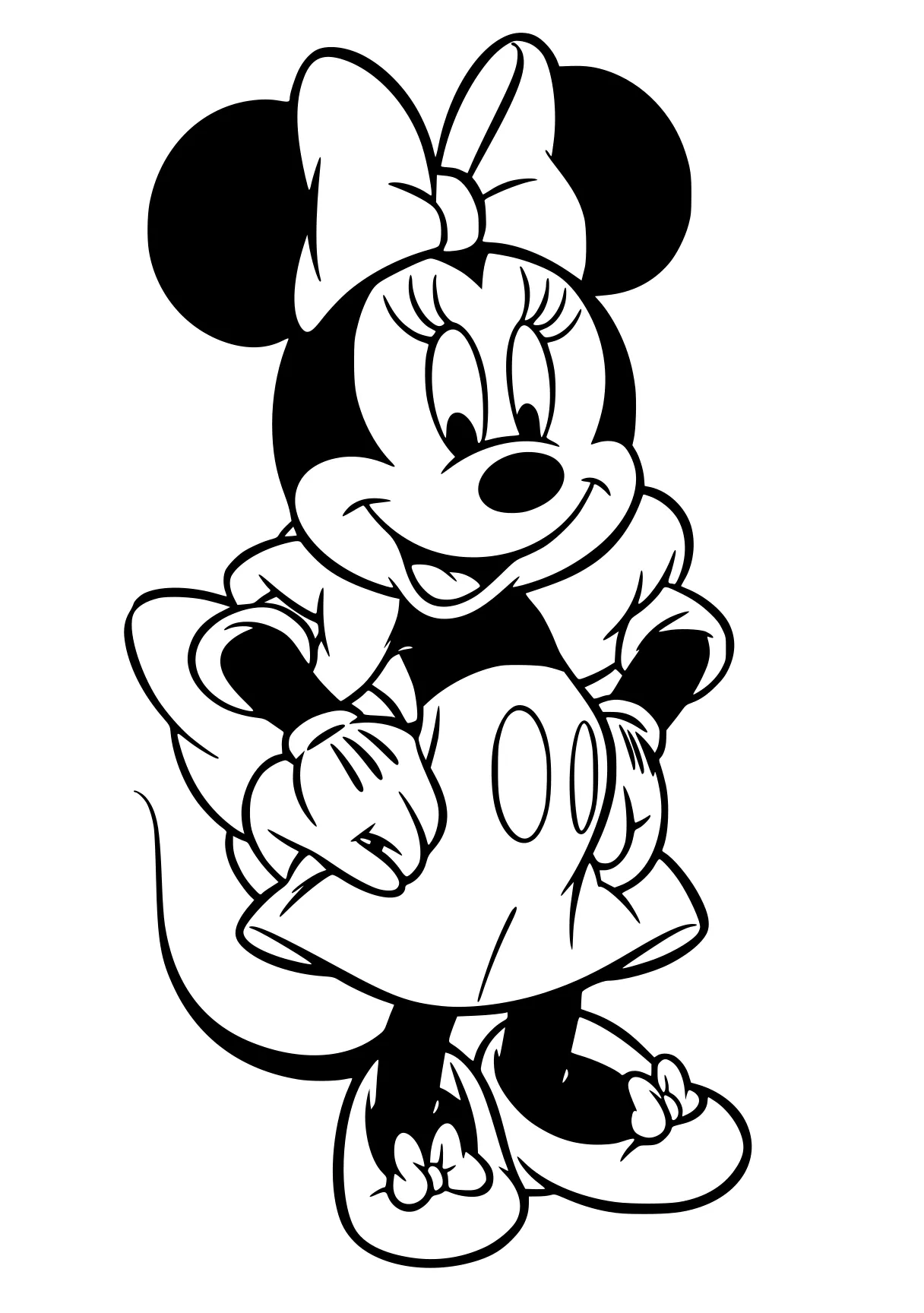 minnie mouse coloring page mickey, minnie, mouse, disney, pluto, free downloads