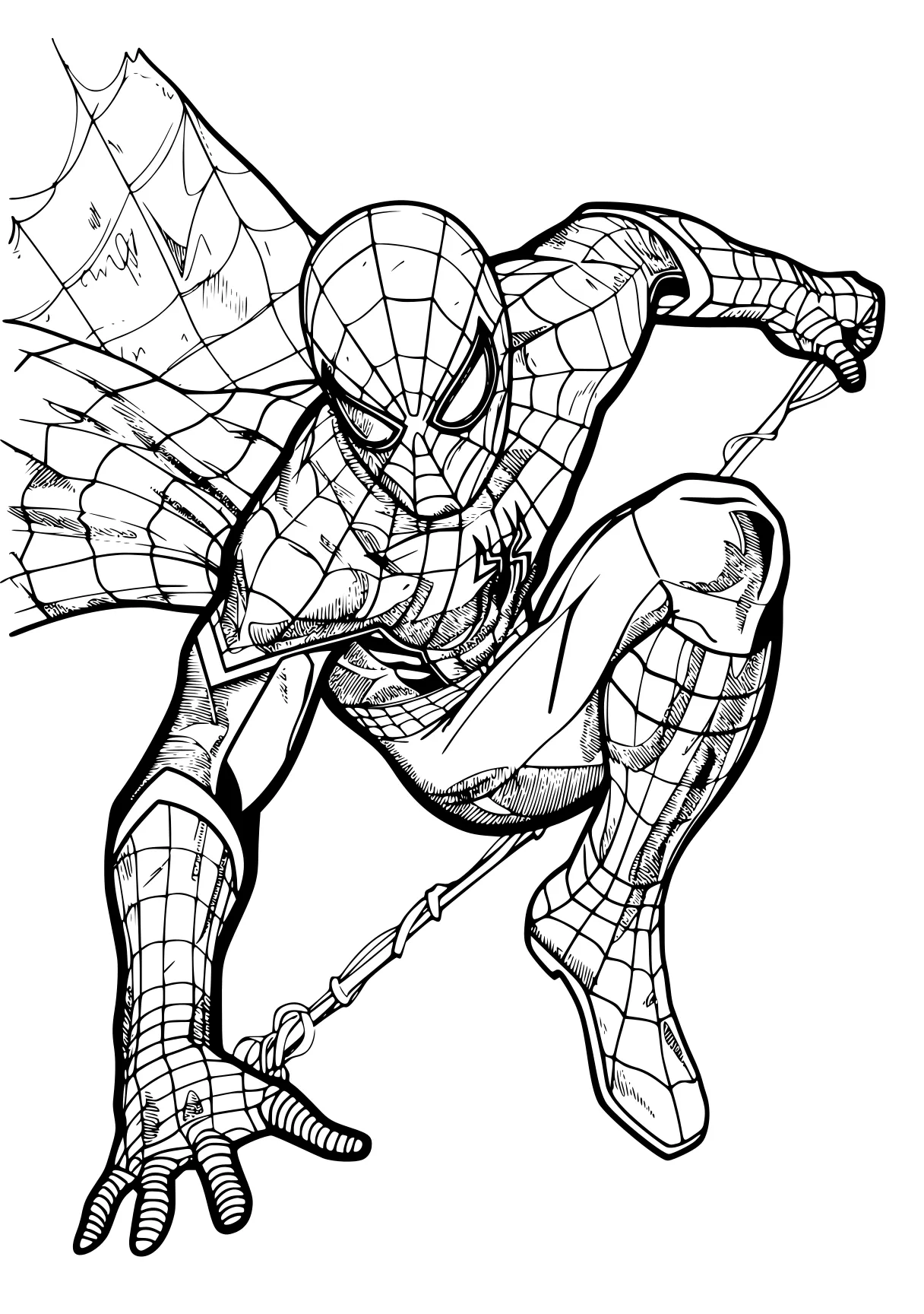 marvel coloring pages spidey, spiderman, spider, peter, superhero, free page downloads