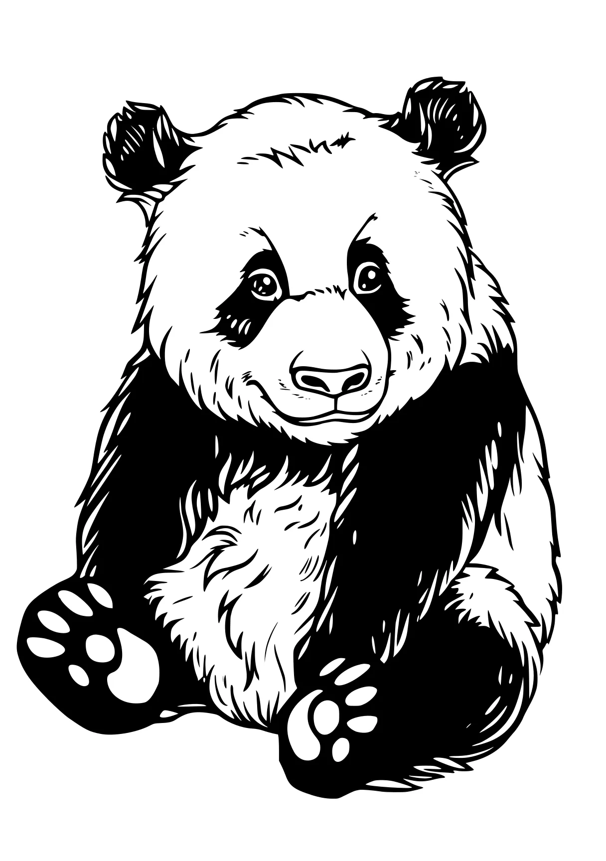 panda coloring pages panda, bear, fazbear, kung, wan, free page downloads