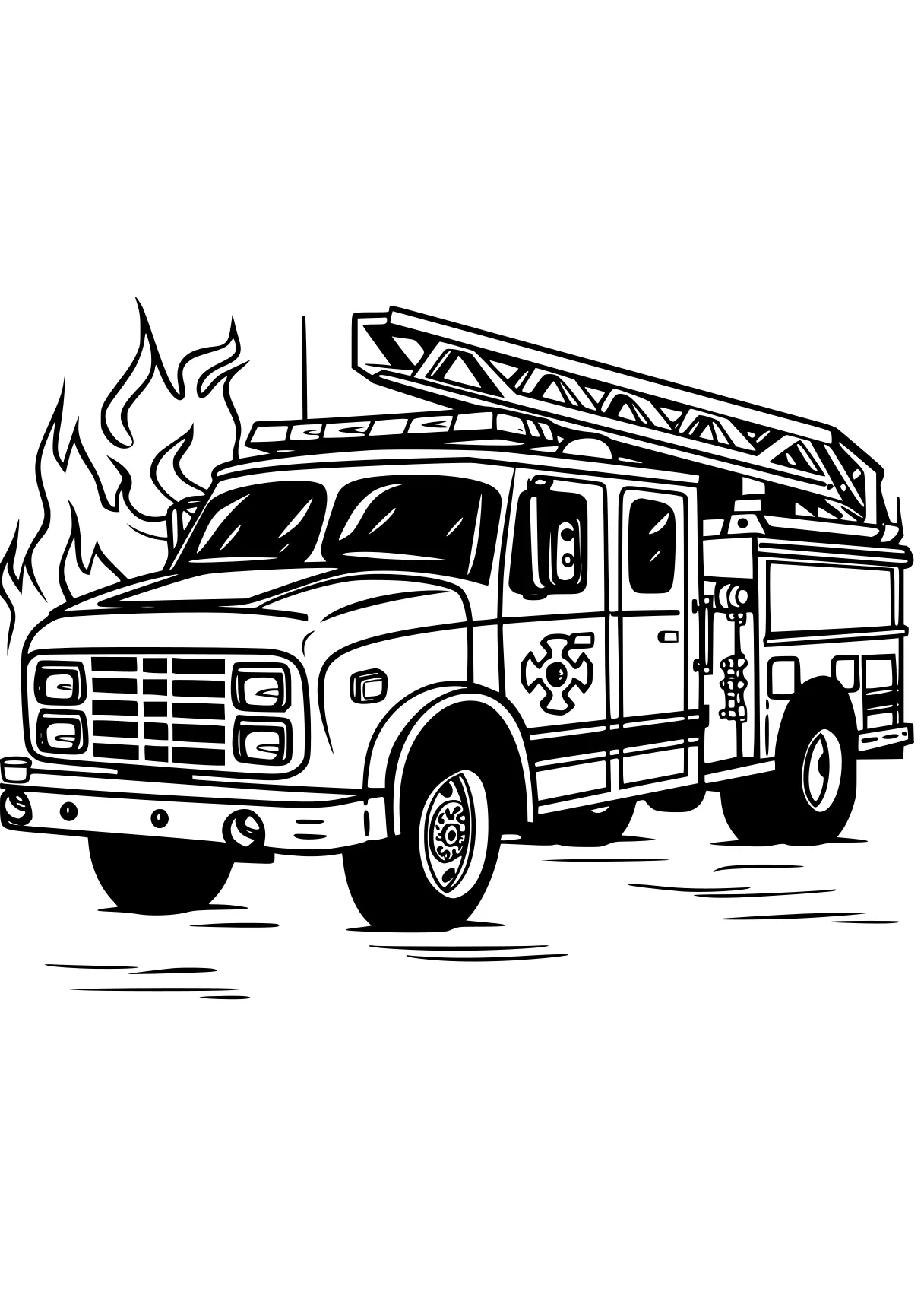 fire truck coloring sheet firefighter, fireman, ambulance, truck, vehicle, free page downloads